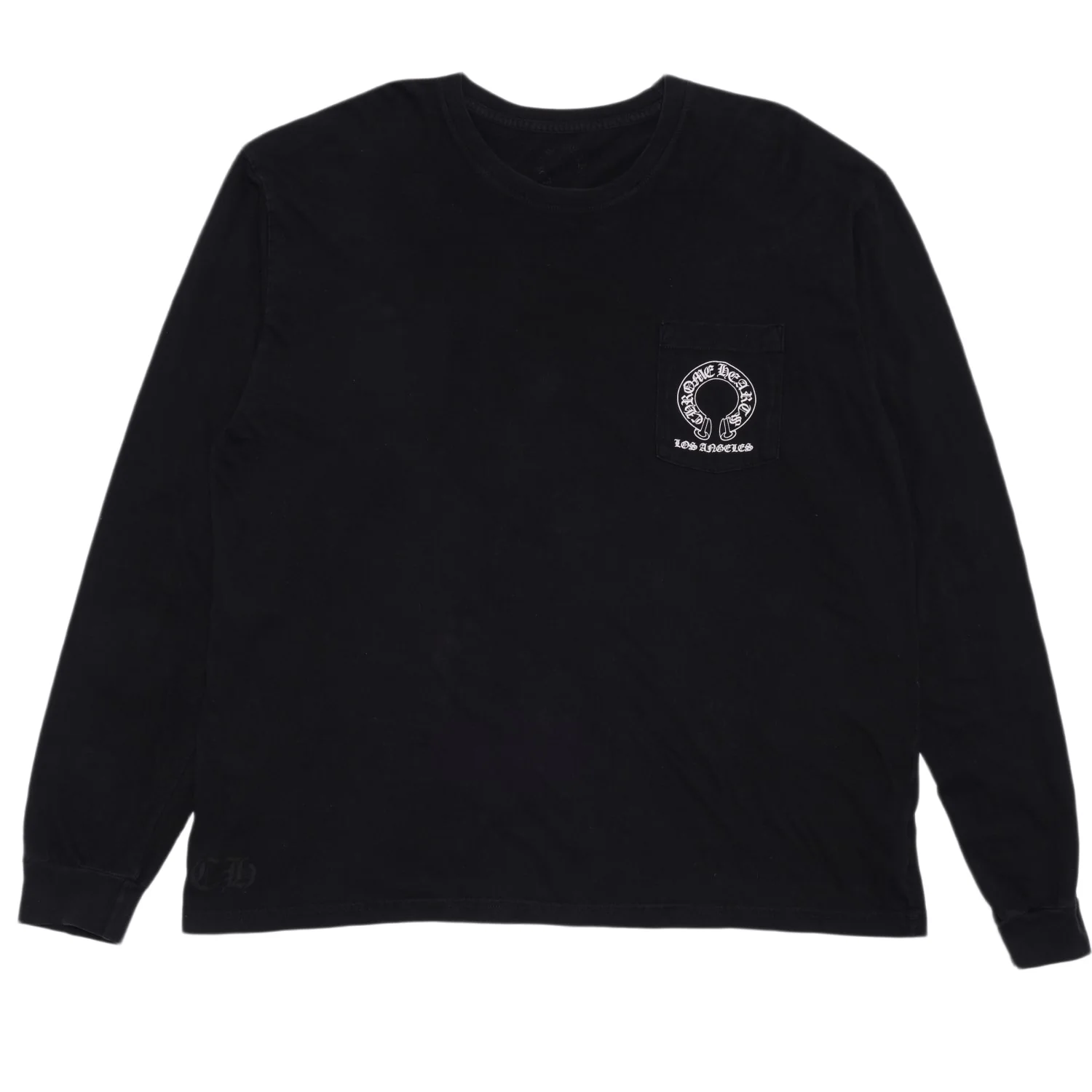 Chrome Hearts 'LA T Bar' Black Longsleeve Tee