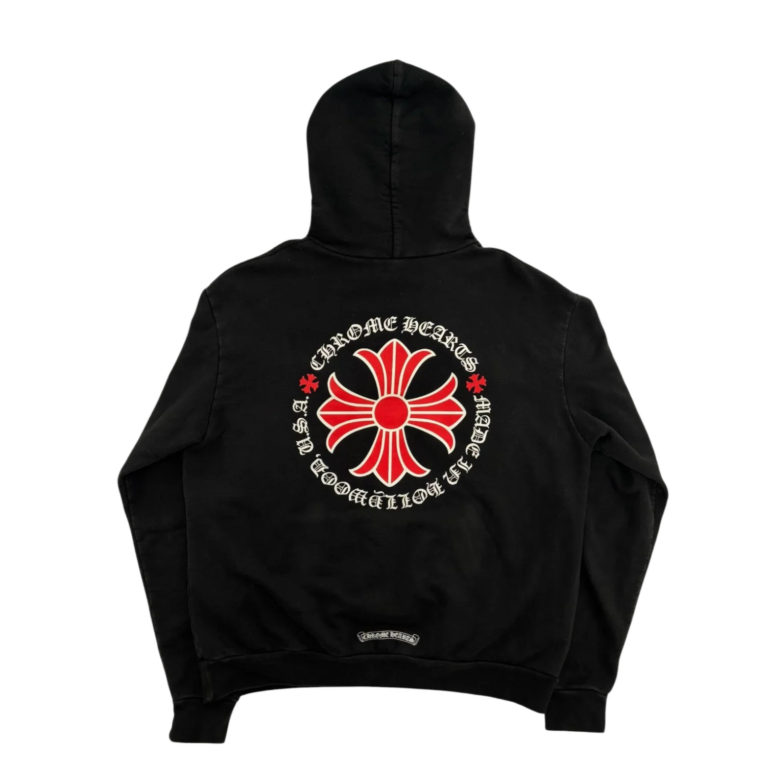 Chrome Hearts 'Made In Hollywood' Plus Cross Logo Hoodie - Image 2