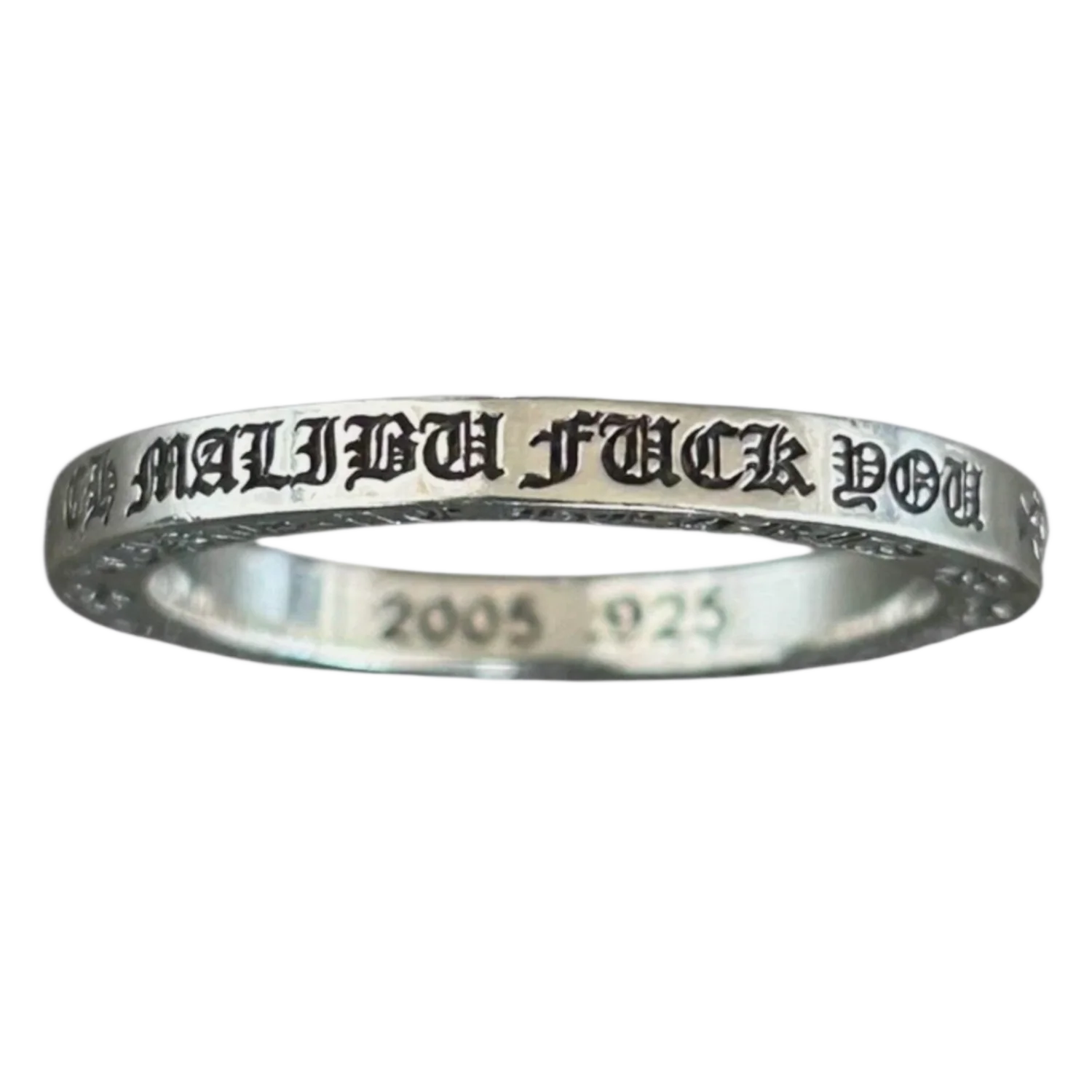 Chrome Hearts 'Malibu Spacer' Silver Ring