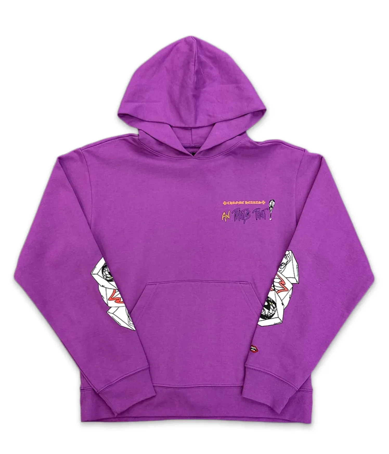 Chrome Hearts Matty Boy 'More Not Less' Purple Hoodie