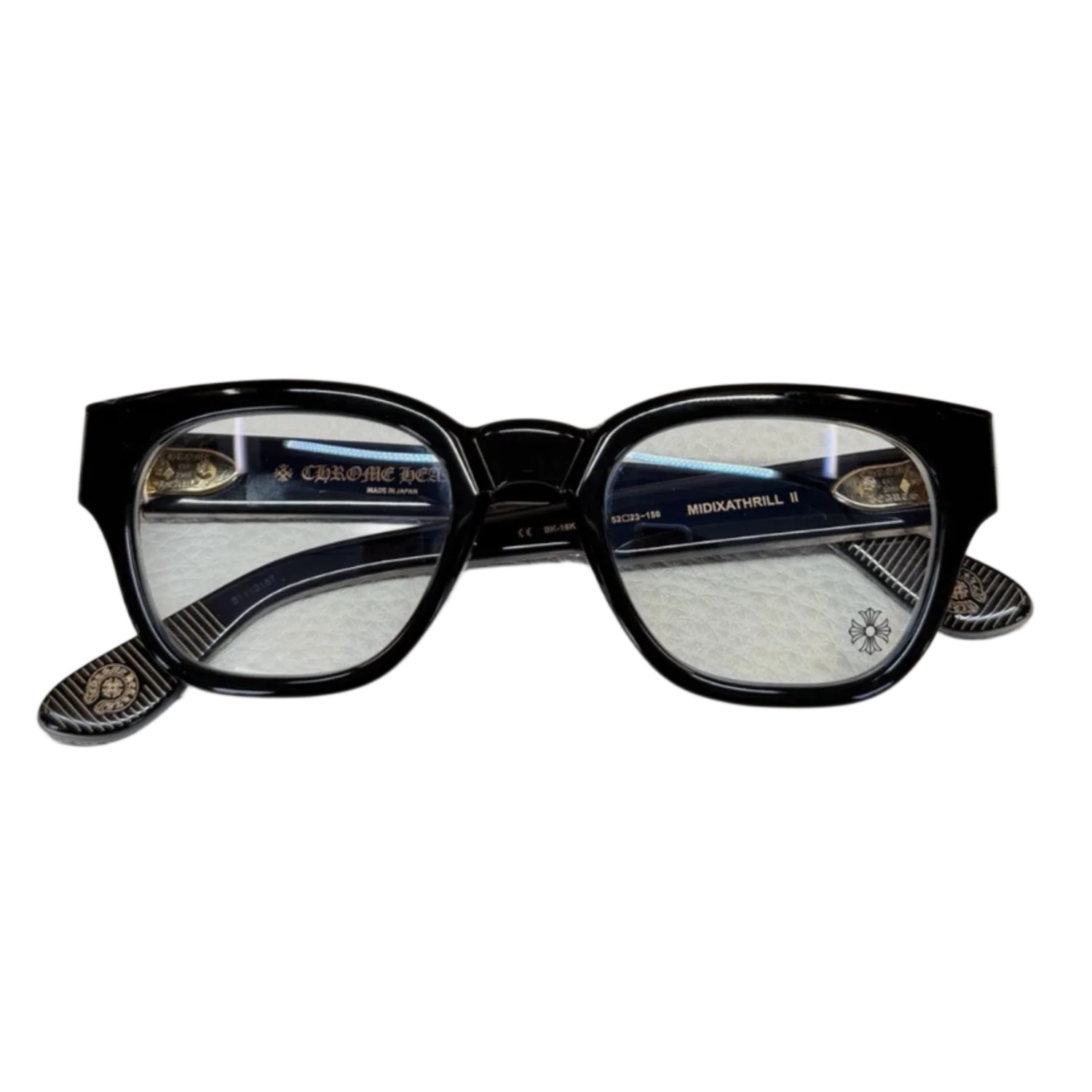 Chrome Hearts 'Midixathrill 2' Black/Gold Glasses