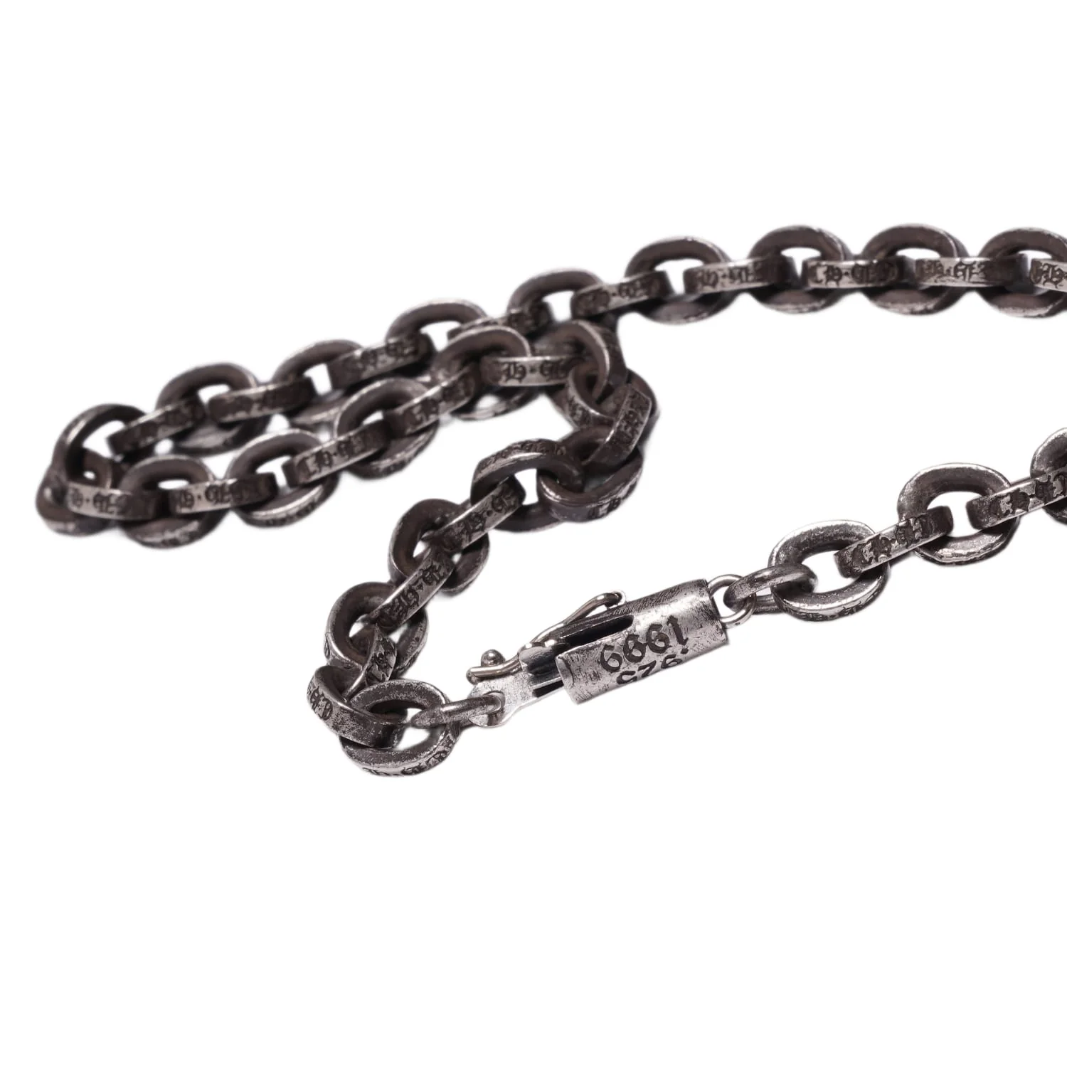 Chrome Hearts 'Paper Chain Dagger Pendant' Necklace - Image 4