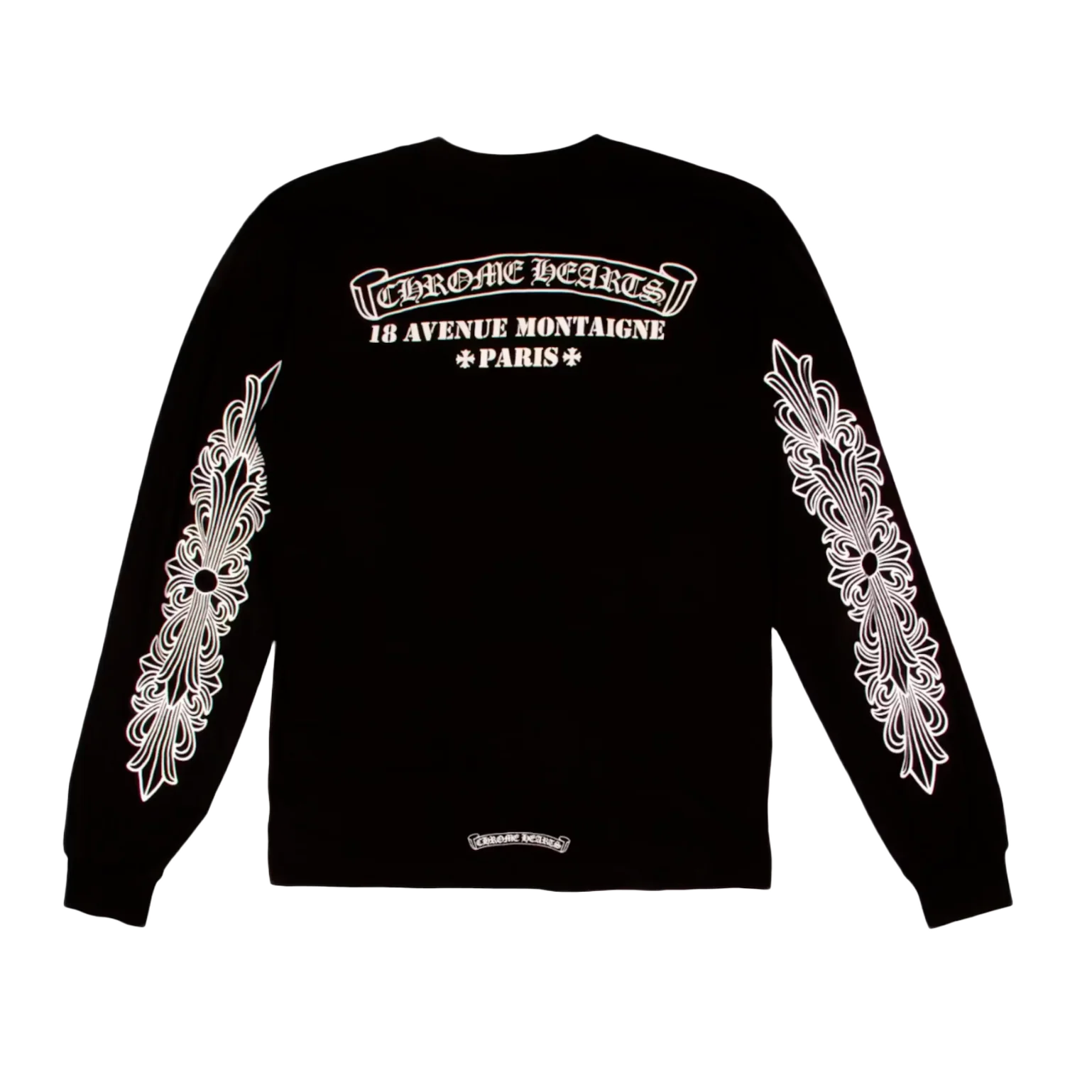 Chrome Hearts 'Paris Exclusive' Black Longsleeve - Image 2