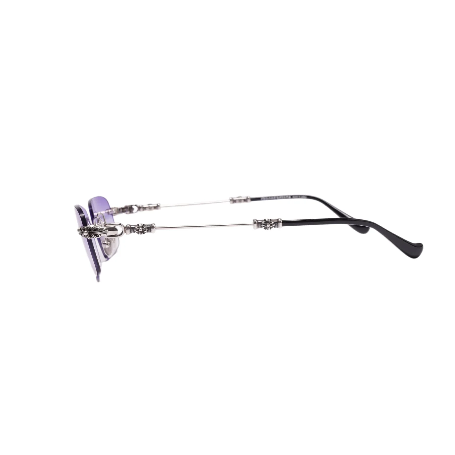 Chrome Hearts 'Pills III Blue' Black/Silver Sunglasses - Image 3
