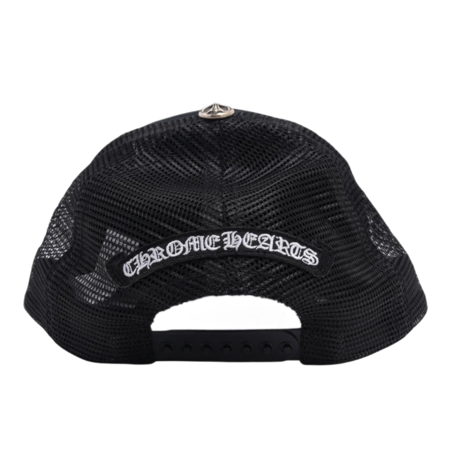 Chrome Hearts 'Pink Fuck Patch' Black Trucker Hat - Image 2