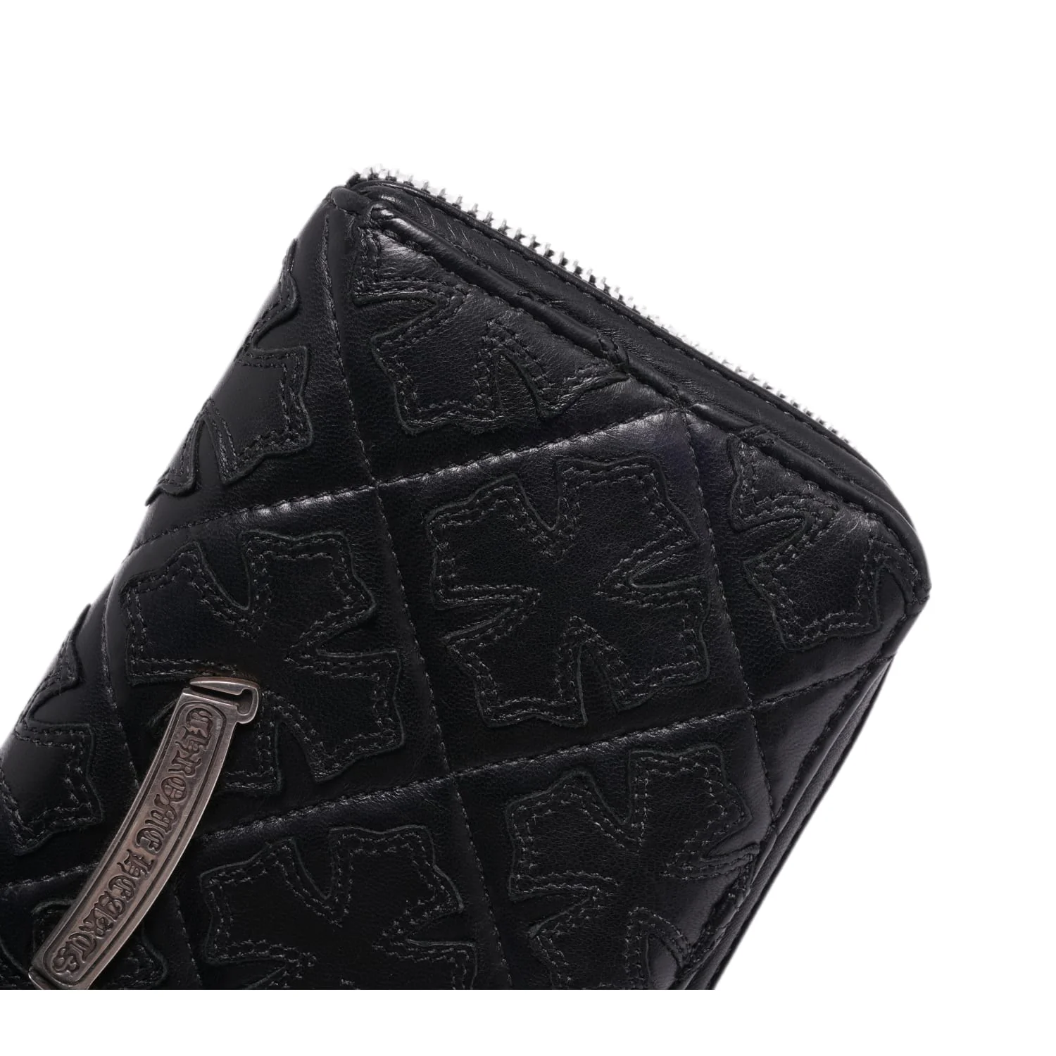 Chrome Hearts 'Quilted Cemetery Cross' Long Wallet - Image 3