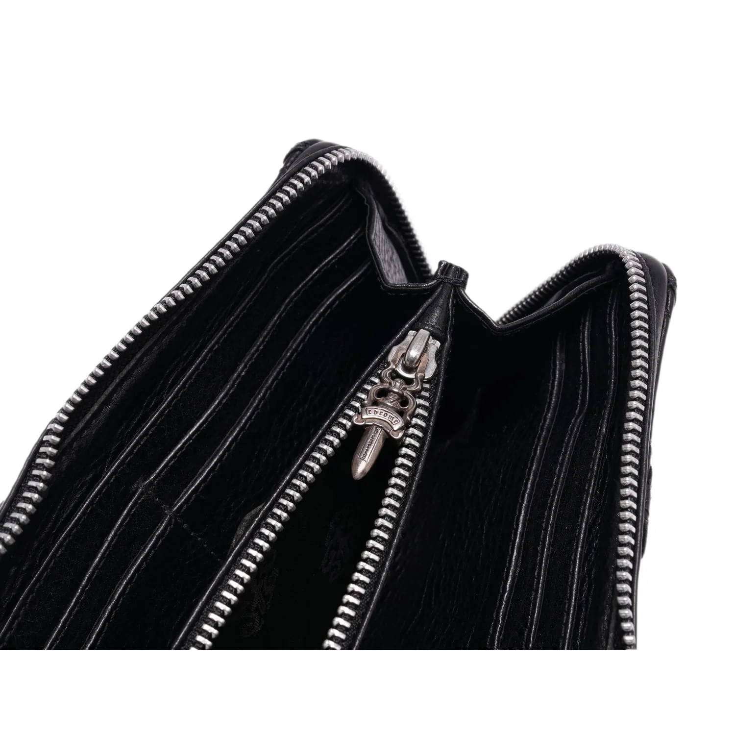 Chrome Hearts 'Quilted Cemetery Cross' Long Wallet - Image 4