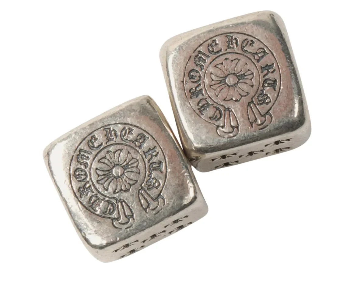Chrome Hearts 'Silver' Large Dice - Image 2