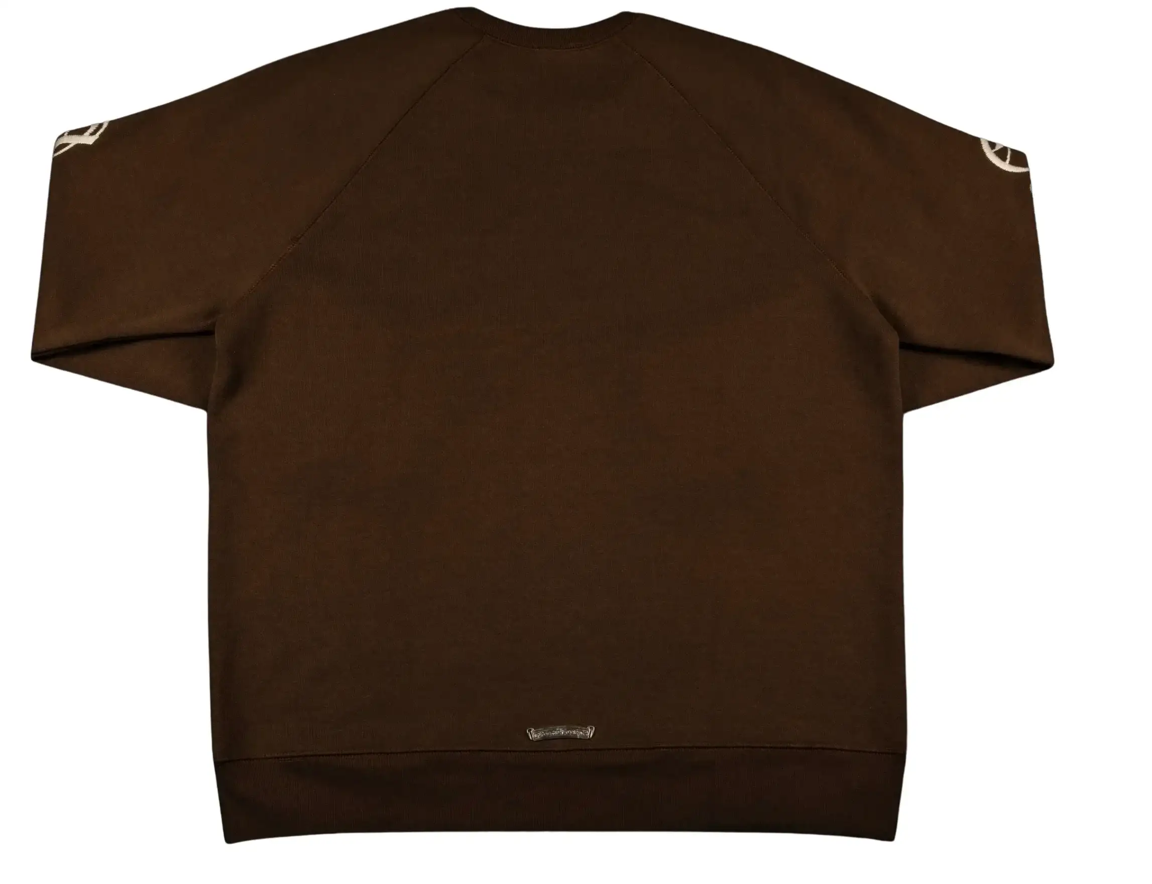 Chrome Hearts 'Slo Ride' Brown Crewneck Sweatpant Set - Image 3