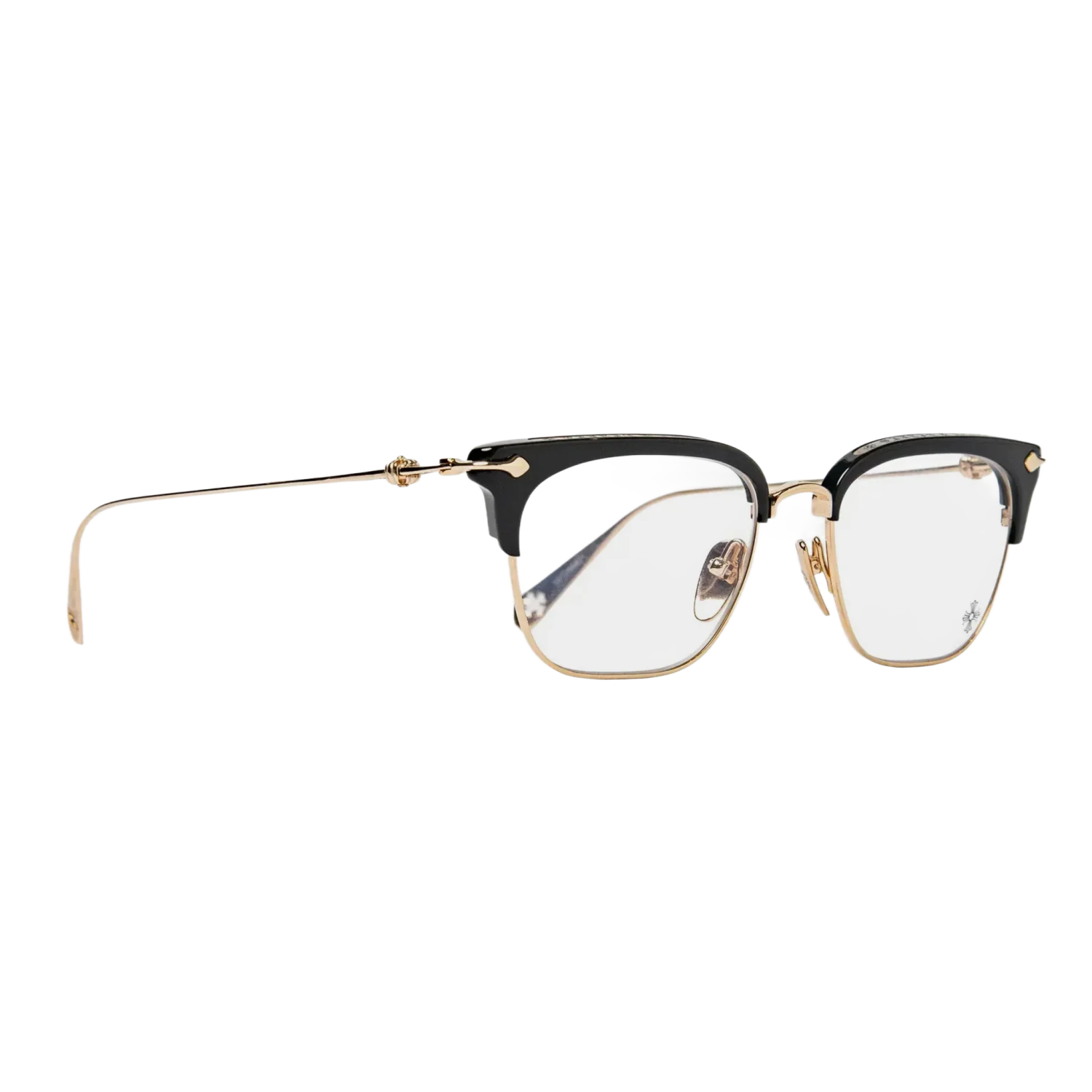 Chrome Hearts 'Sluntradiction' Black/Gold Glasses - Image 2