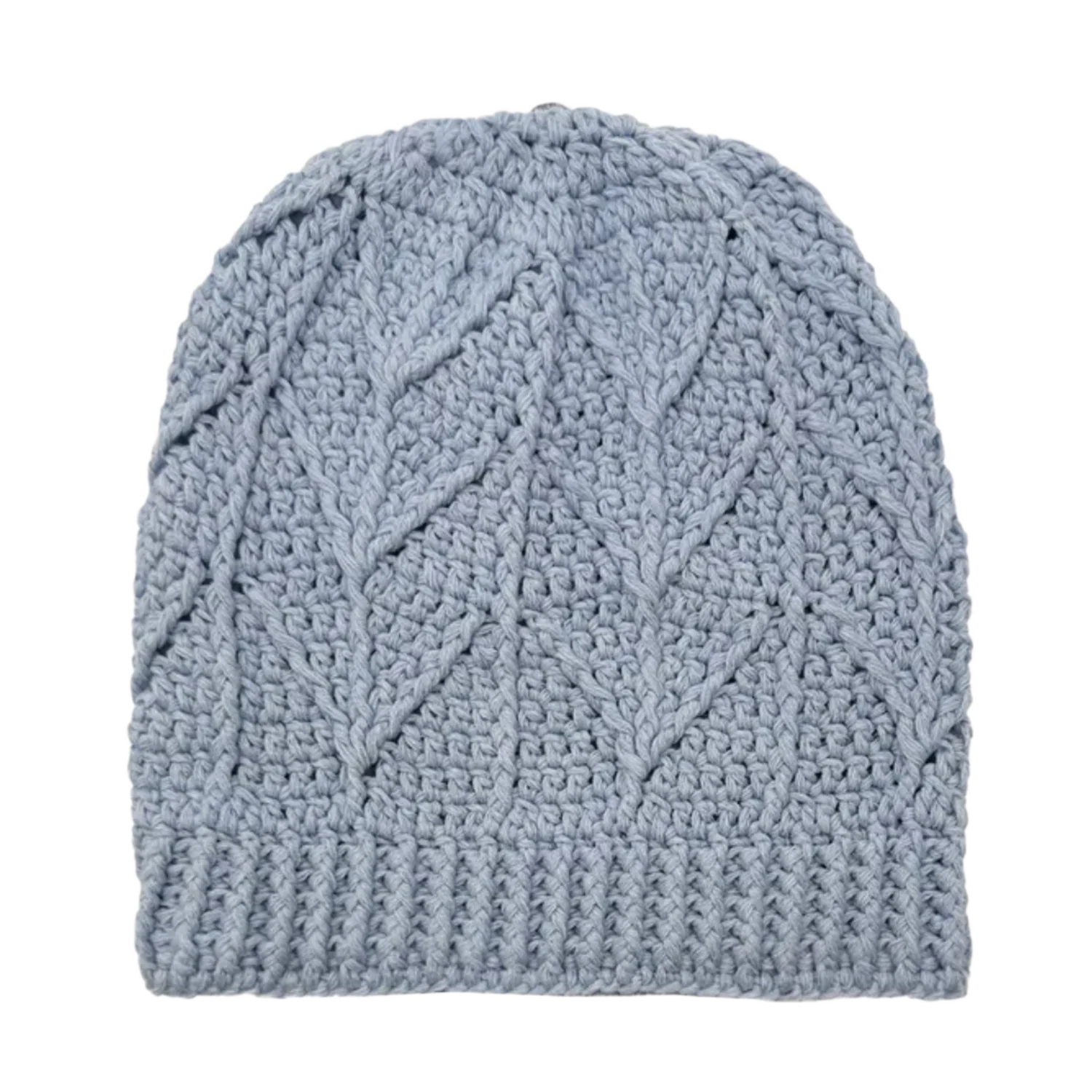 Chrome Hearts 'Star Patch' Blue Cashmere Beanie - Image 2