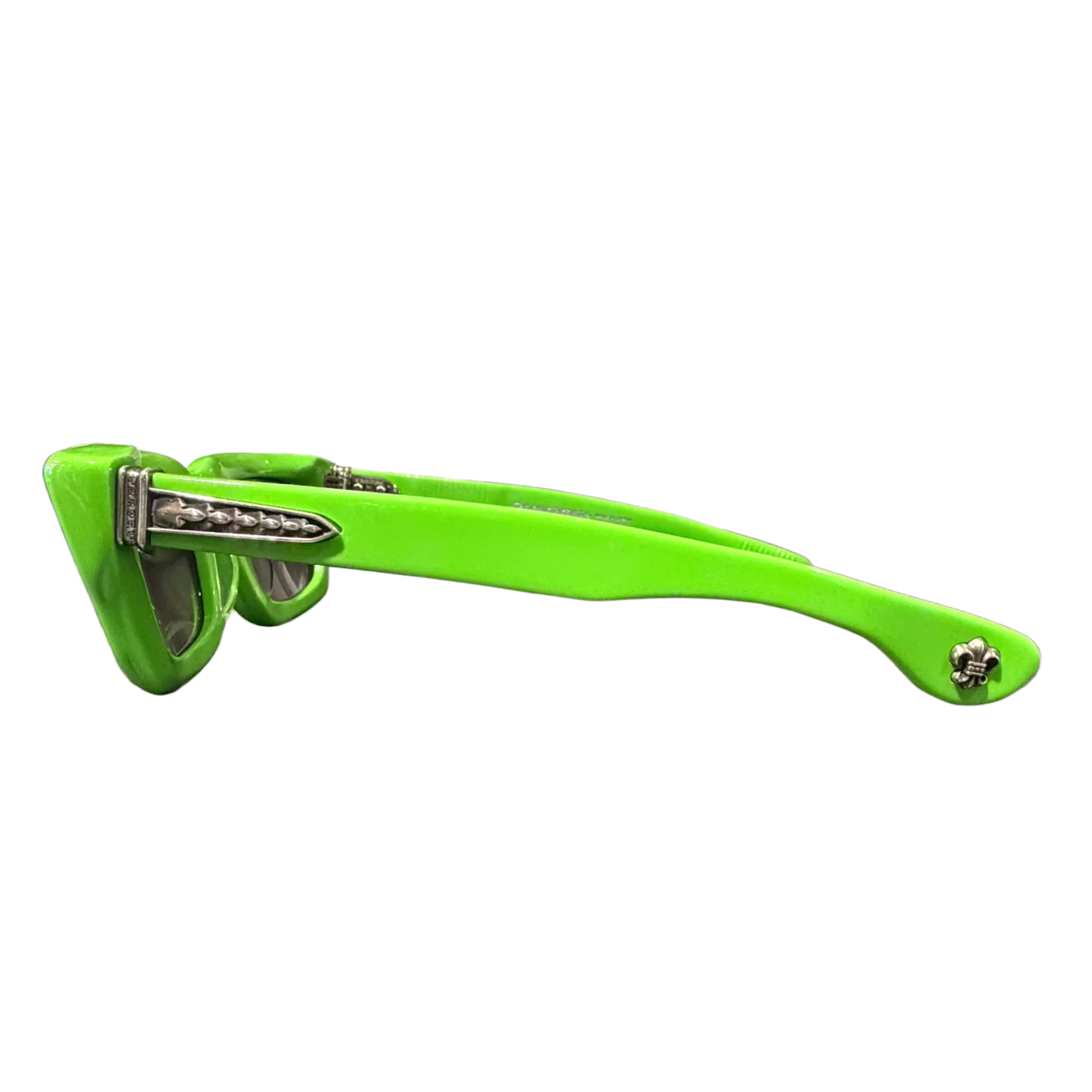 Chrome Hearts 'Steezin' Lime Green Sunglasses - Image 2