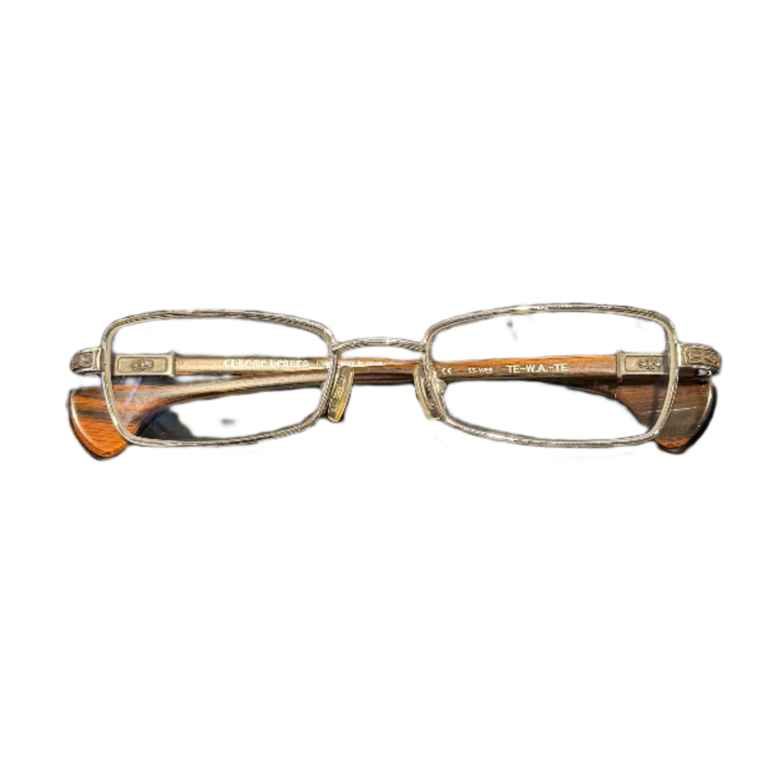 Chrome Hearts 'Te-W.a-Te' Wooden Frame Glasses