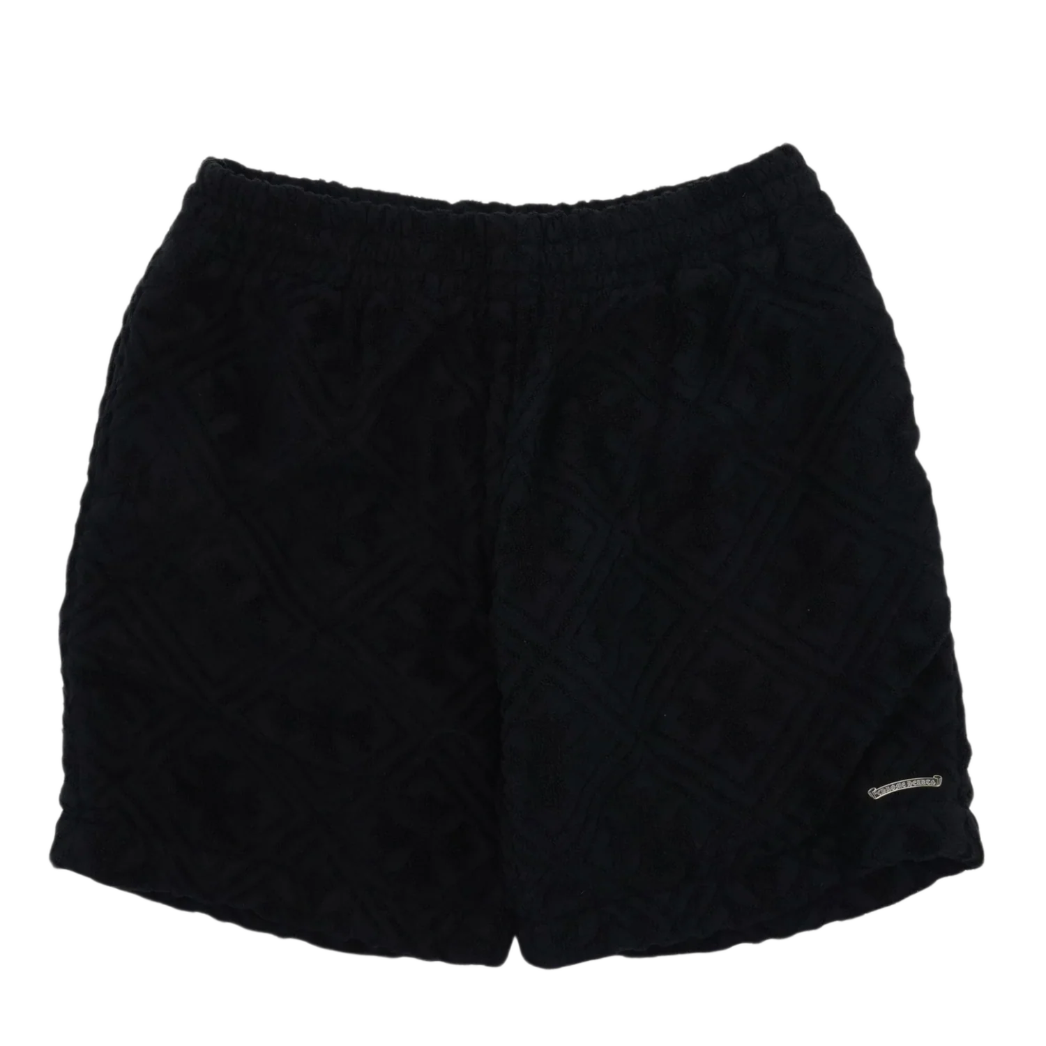 Chrome Hearts 'Terry Cloth' Black Towel Shorts