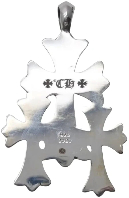 Chrome Hearts 'Triple Cross' Pendant - Image 2