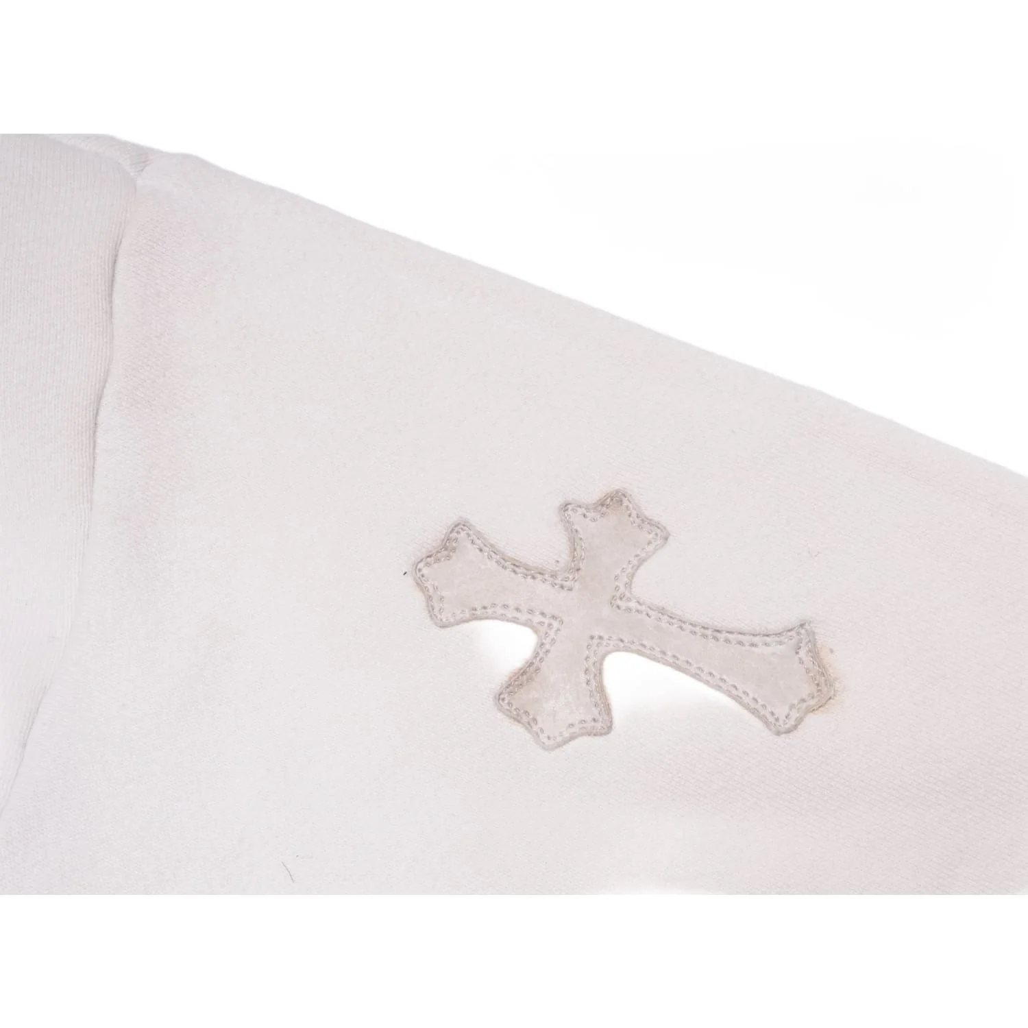 Chrome Hearts 'Triple White' Cross Patch Crewneck - Image 5