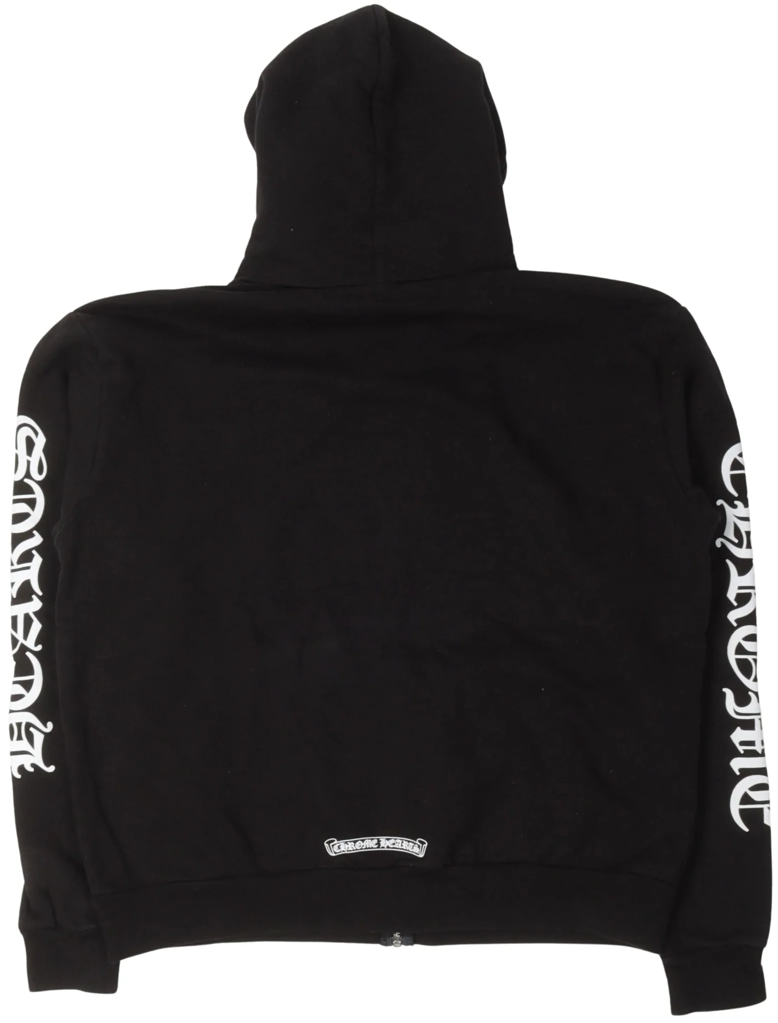 Chrome Hearts 'Vertical Logo' Zip Up Hoodie - Image 2