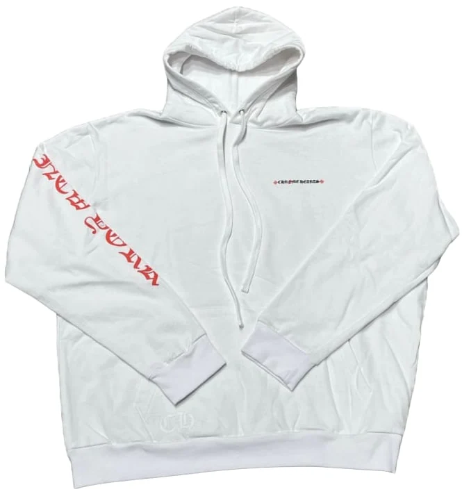 Chrome Hearts 'White' 2024 Rolling Stones Hoodie