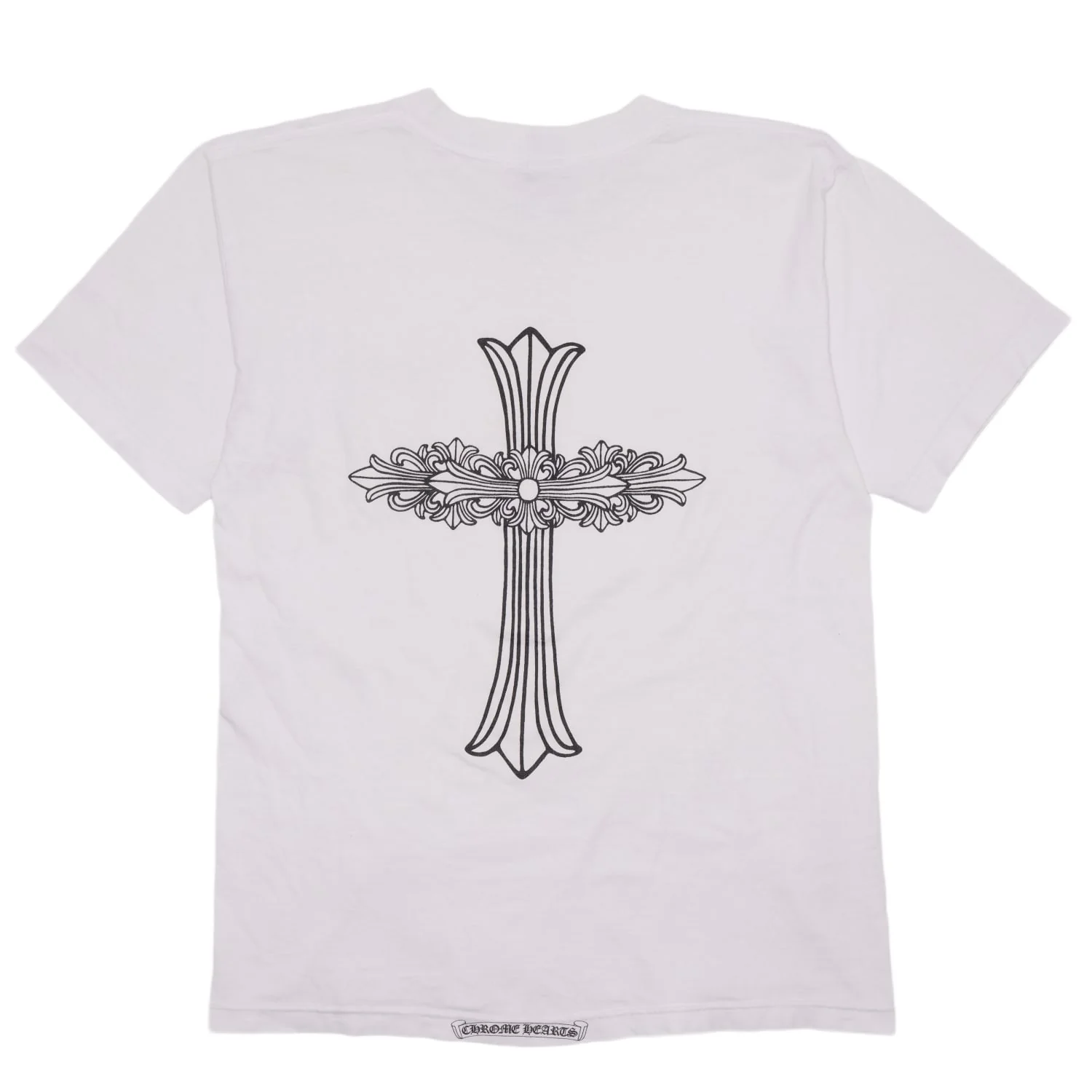 Chrome Hearts 'White' Vintage Horseshoe/Neck Logo Tee - Image 2