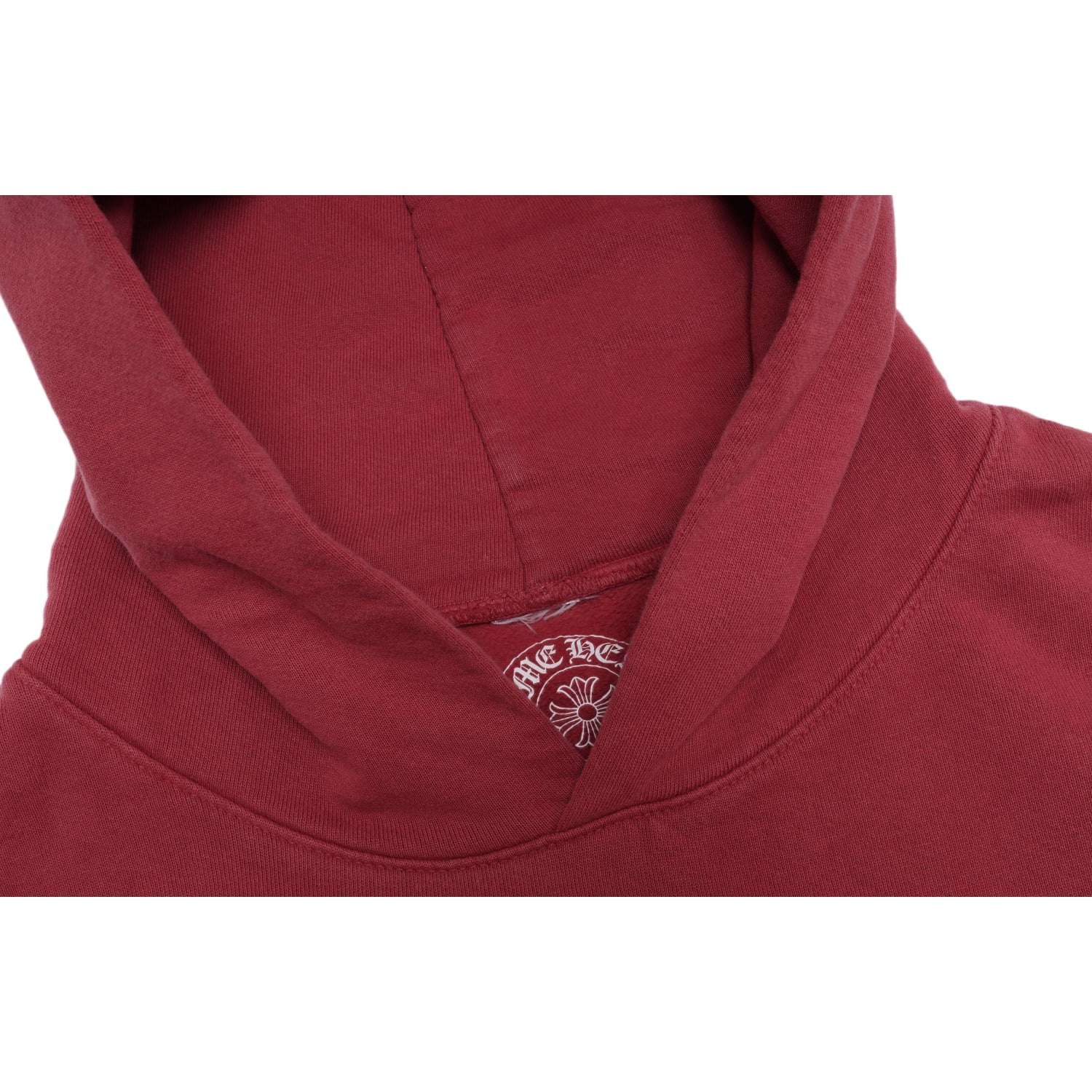 Chrome Hearts x Drake CLB 'Washed Red' Hoodie - Image 3
