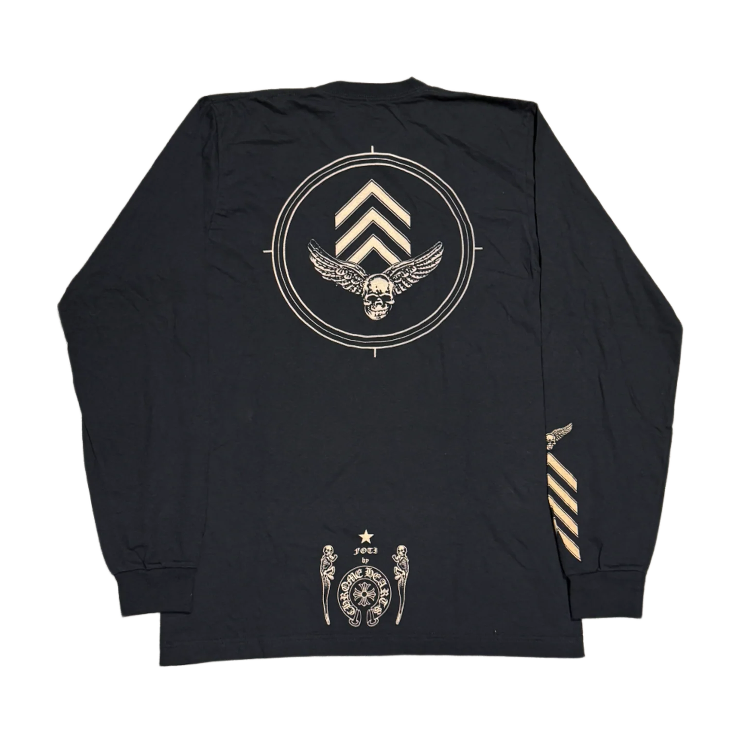 Chrome Hearts x Foti 'Black' Longsleeve Tee - Image 2