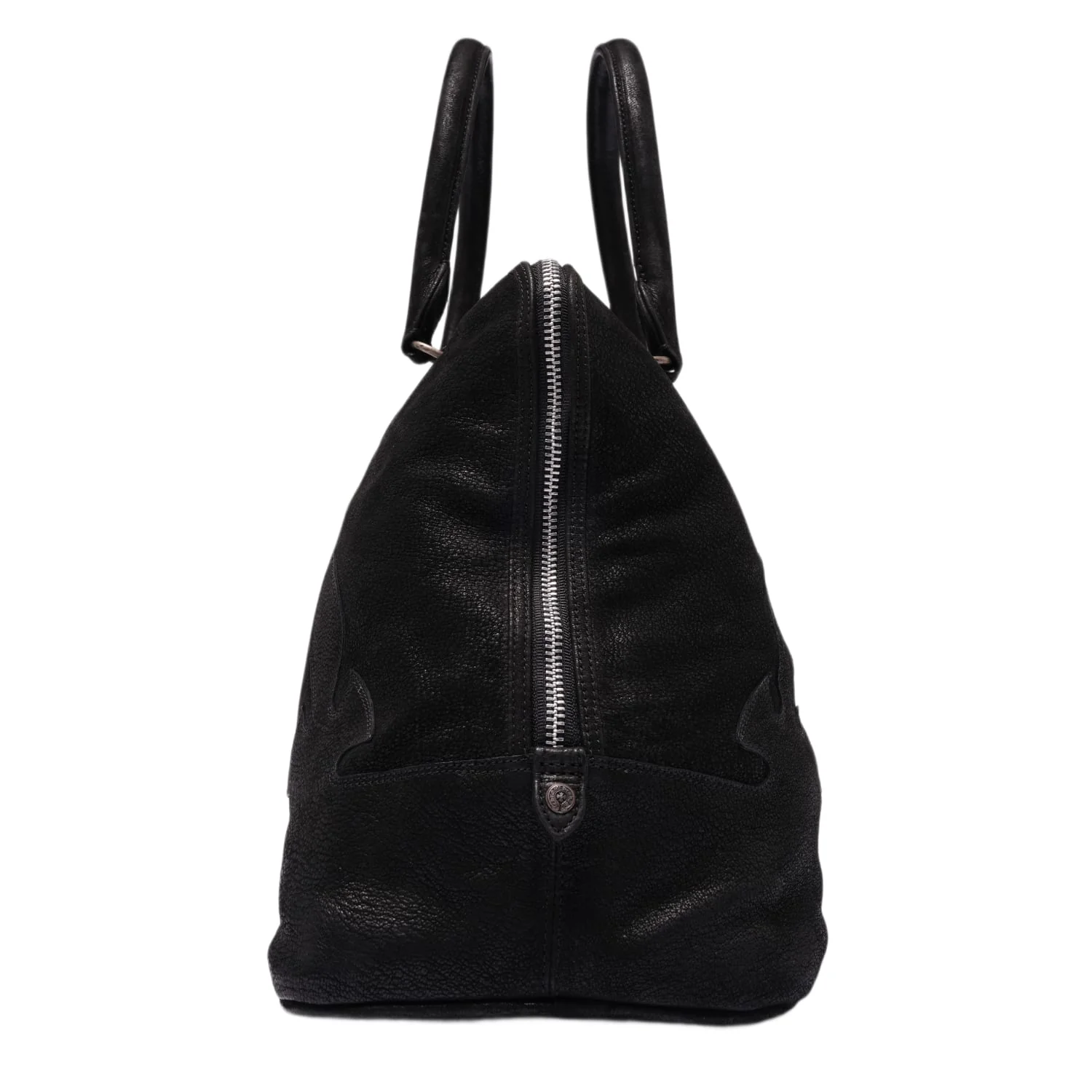 Chrome Hearts 'XL Dagger' Black Nubuck Bowling Bag - Image 2