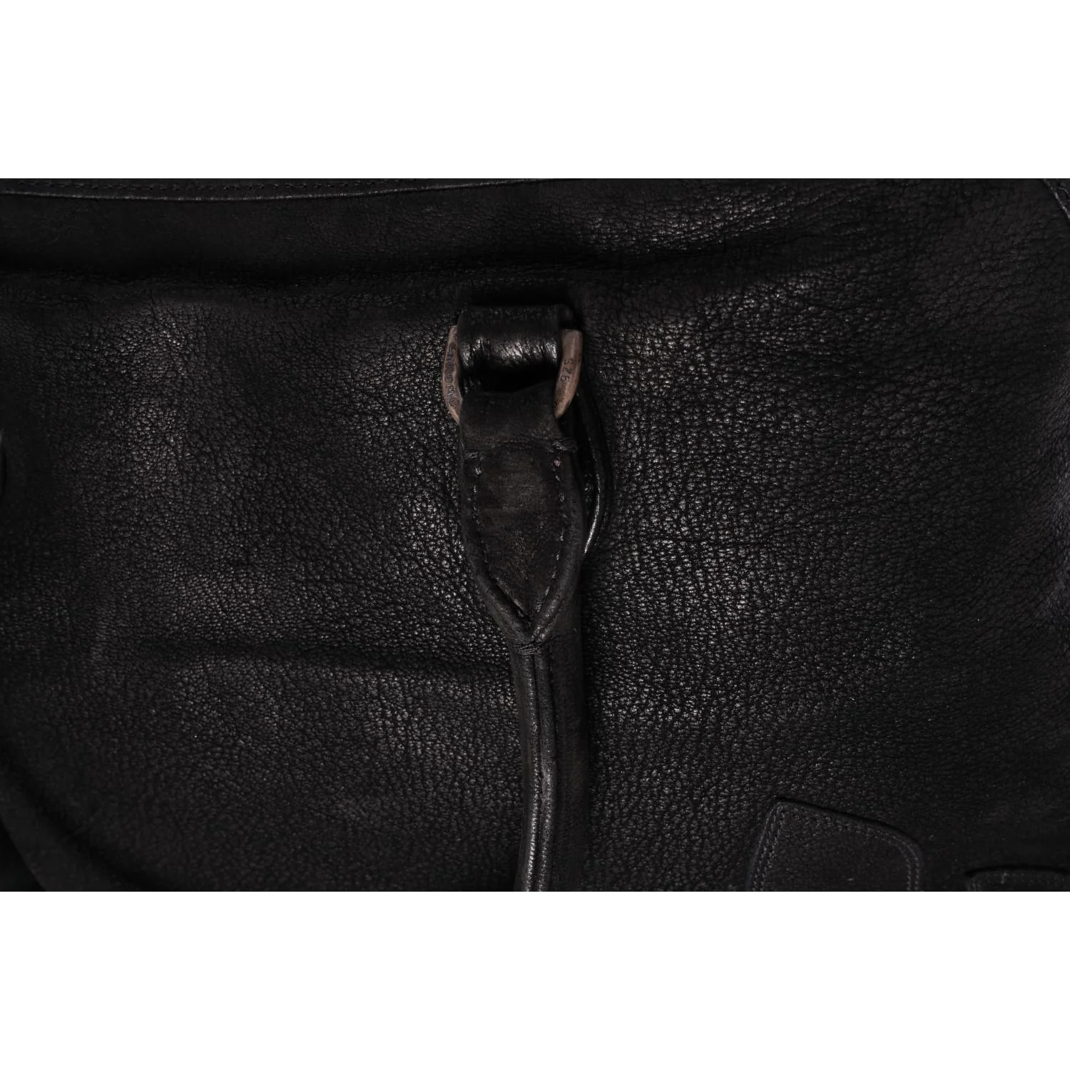Chrome Hearts 'XL Dagger' Black Nubuck Bowling Bag - Image 7