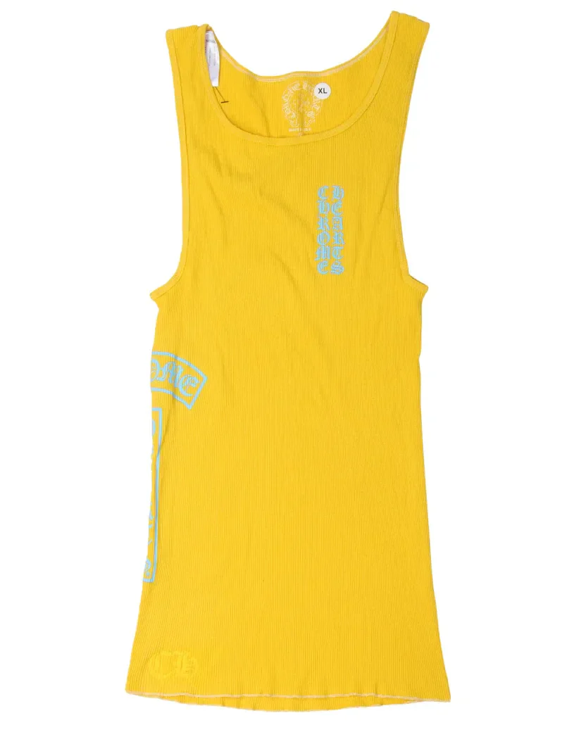 Chrome Hearts 'Yellow' T Bar Tank Top