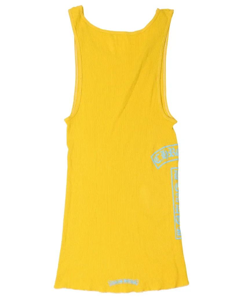 Chrome Hearts 'Yellow' T Bar Tank Top - Image 2