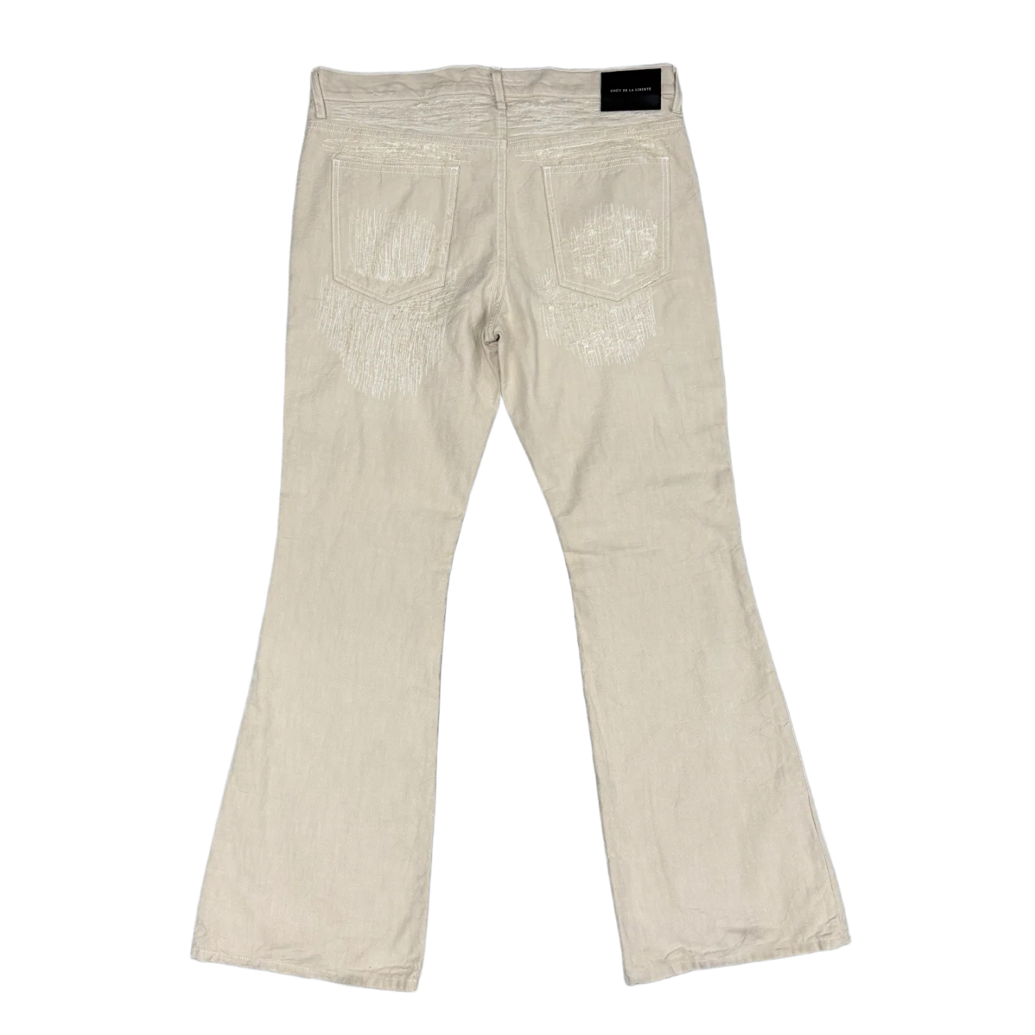 Cout De La Liberte 'Tan' Twill Jeans - Image 2