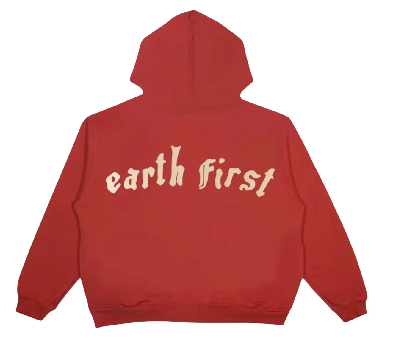 CPFM 'Earth First' Red Zip Up Hoodie - Image 2