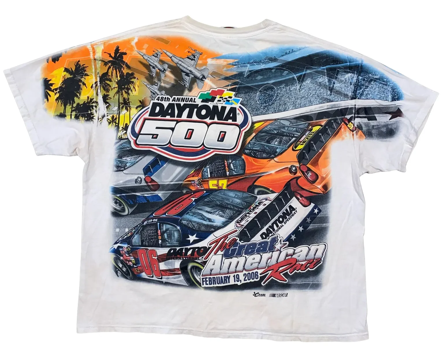 Daytona 500 'The Great American Race' Vintage Tee - Image 2