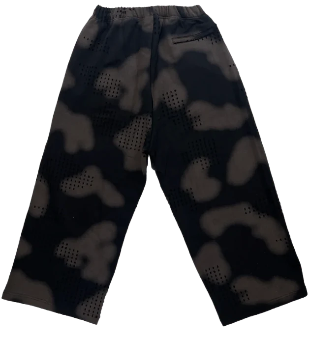 Dingyun Zhang 'Camo' Black Sweatpants - Image 2