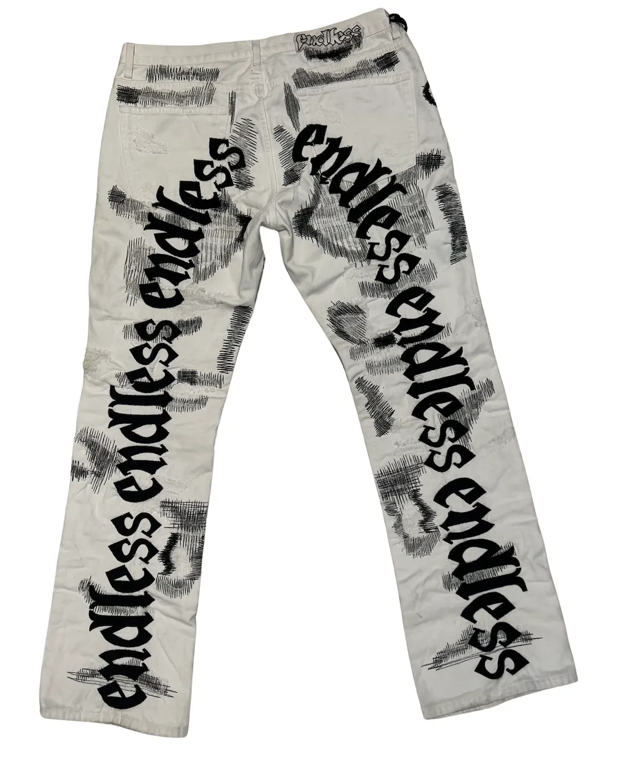 Endless 'White' Denim Jeans - Image 2