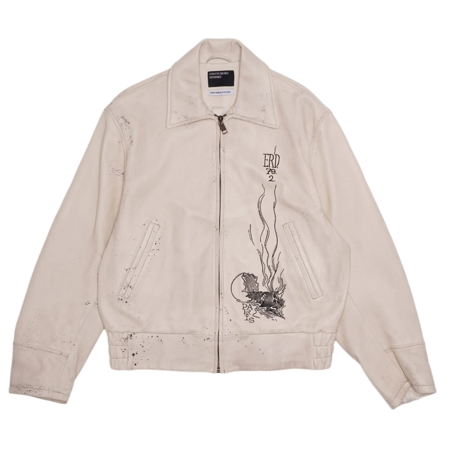 Enfants Riches Déprimés 'Arcane 17' Zip-Up Leather Jacket