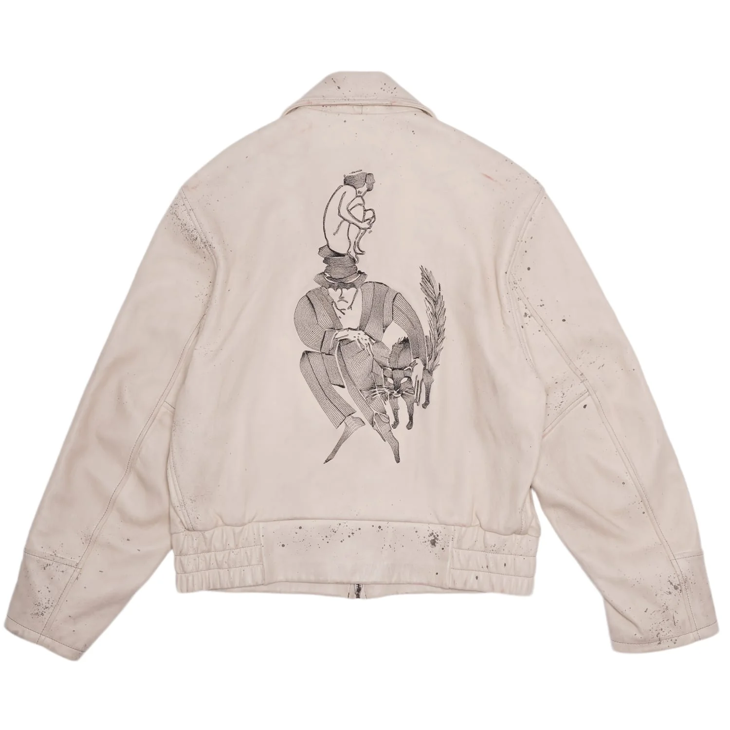 Enfants Riches Déprimés 'Arcane 17' Zip-Up Leather Jacket - Image 2