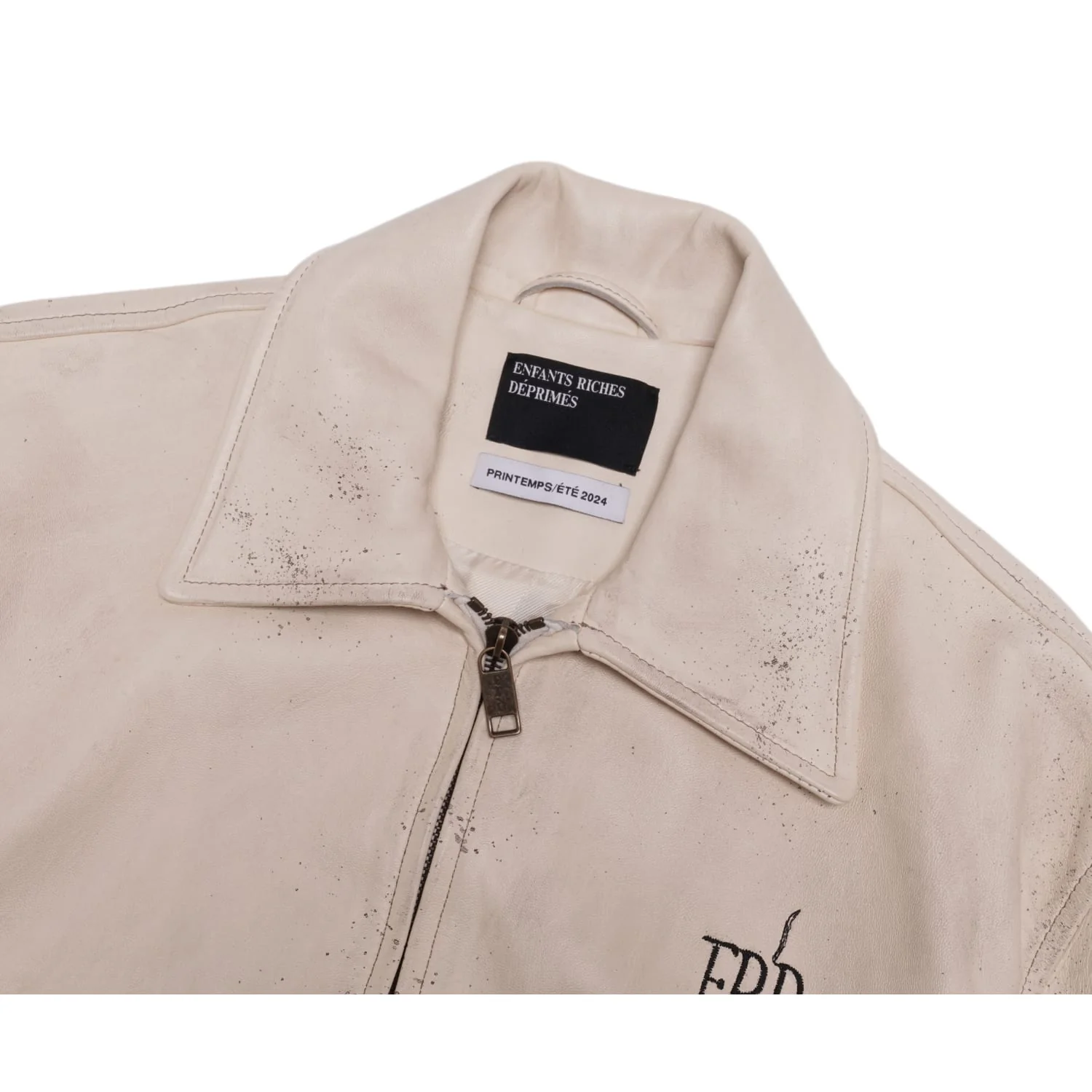 Enfants Riches Déprimés 'Arcane 17' Zip-Up Leather Jacket - Image 3
