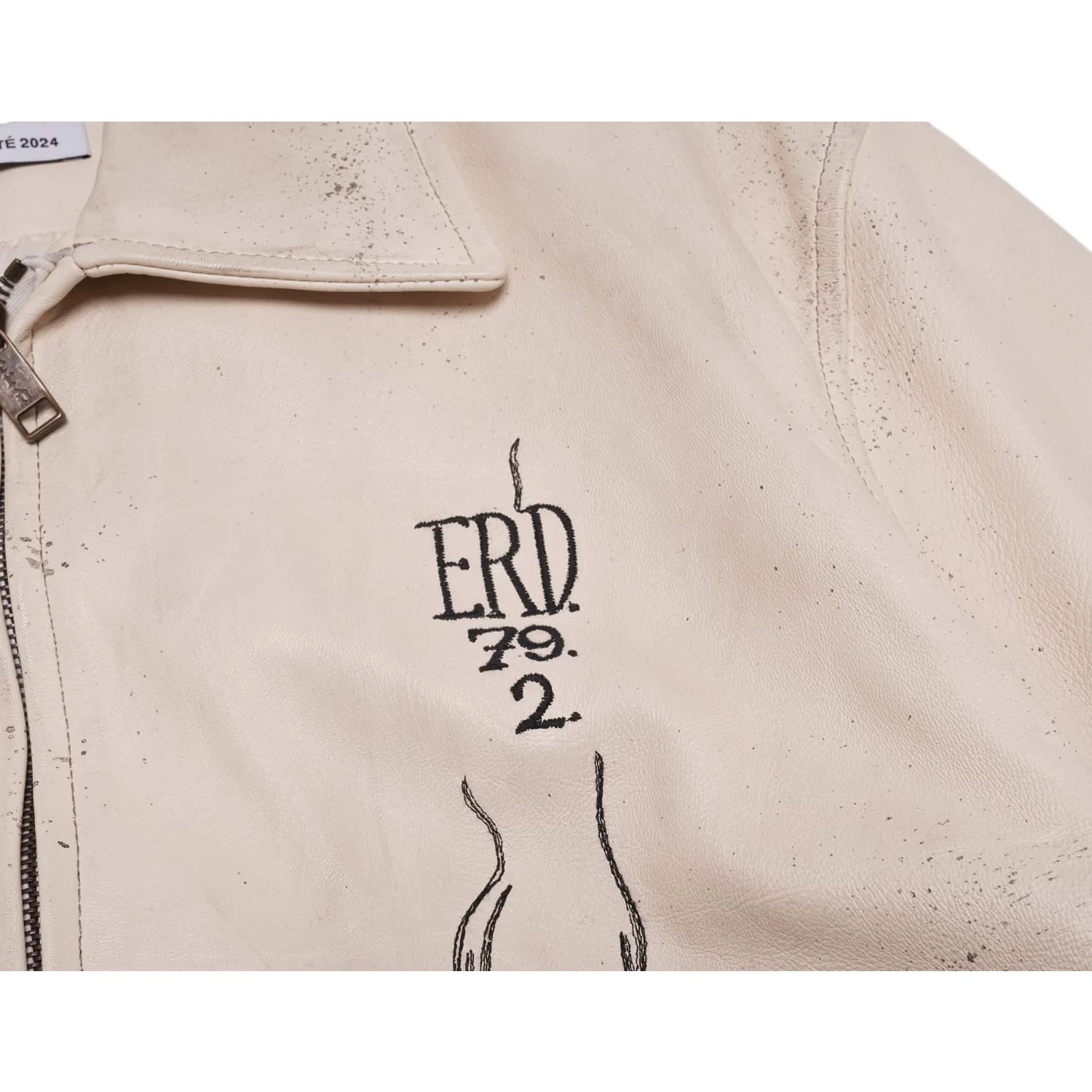 Enfants Riches Déprimés 'Arcane 17' Zip-Up Leather Jacket - Image 4
