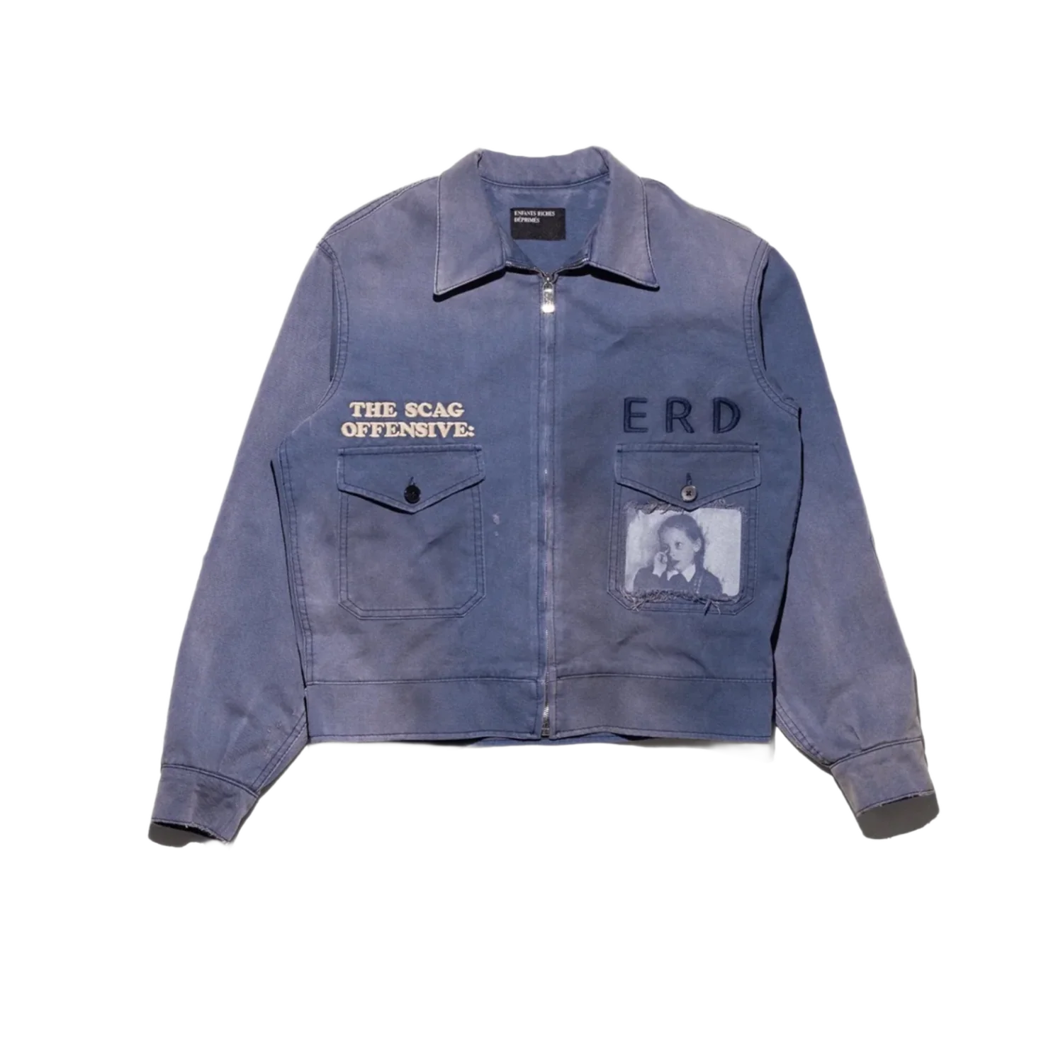 Enfants Riches Deprimes 'Blue' Young Wasp Canvas Jacket