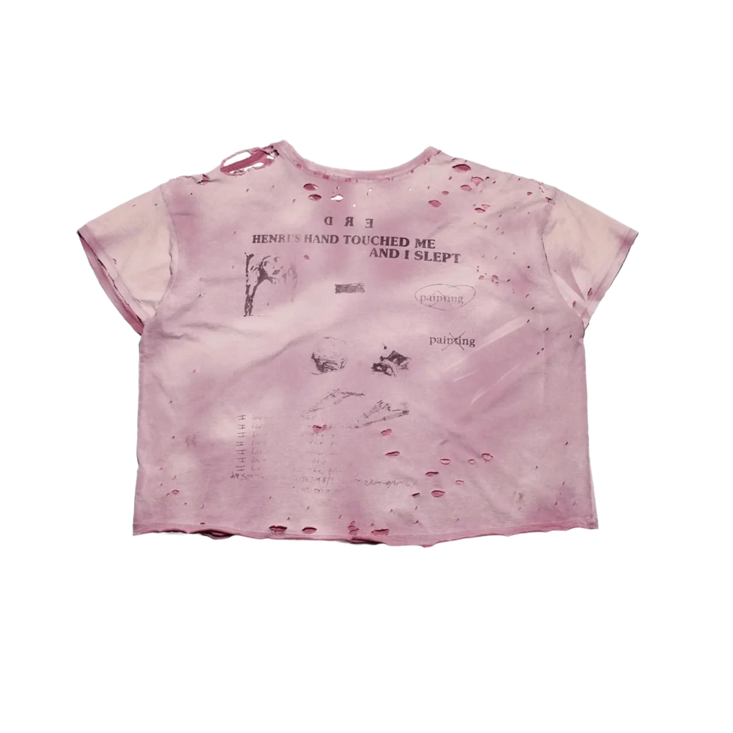 Enfants Riches Deprimes 'Burgundy' 13 Days in Detox T-Shirt - Image 2