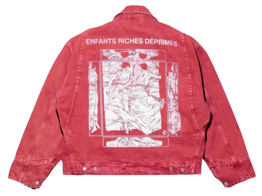 Enfants Riches Déprimés 'Italian Romance' Red Work Jacket - Image 2