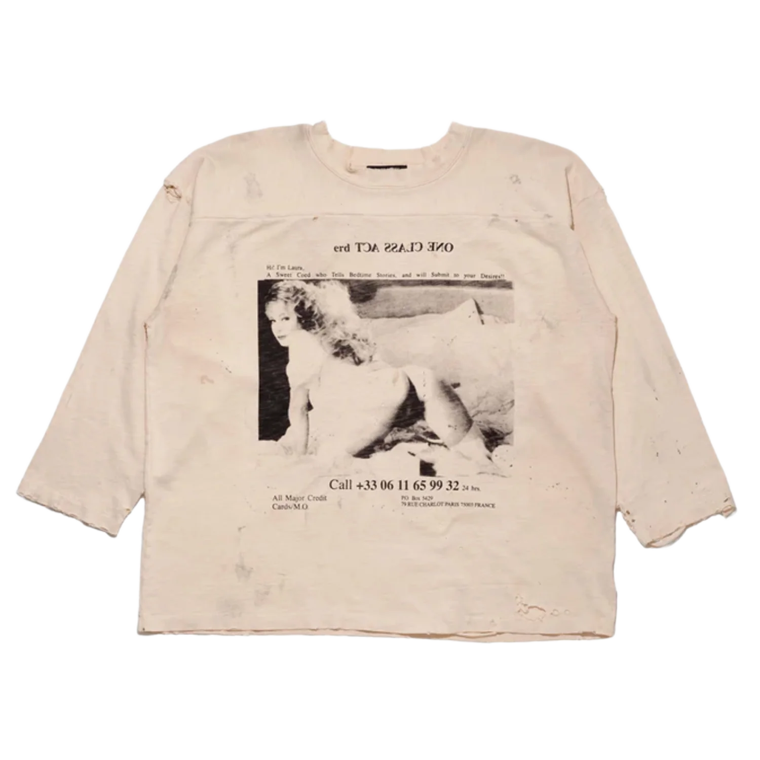 Enfants Riches Déprimés 'One Class Act' Tan Hockey Jersey