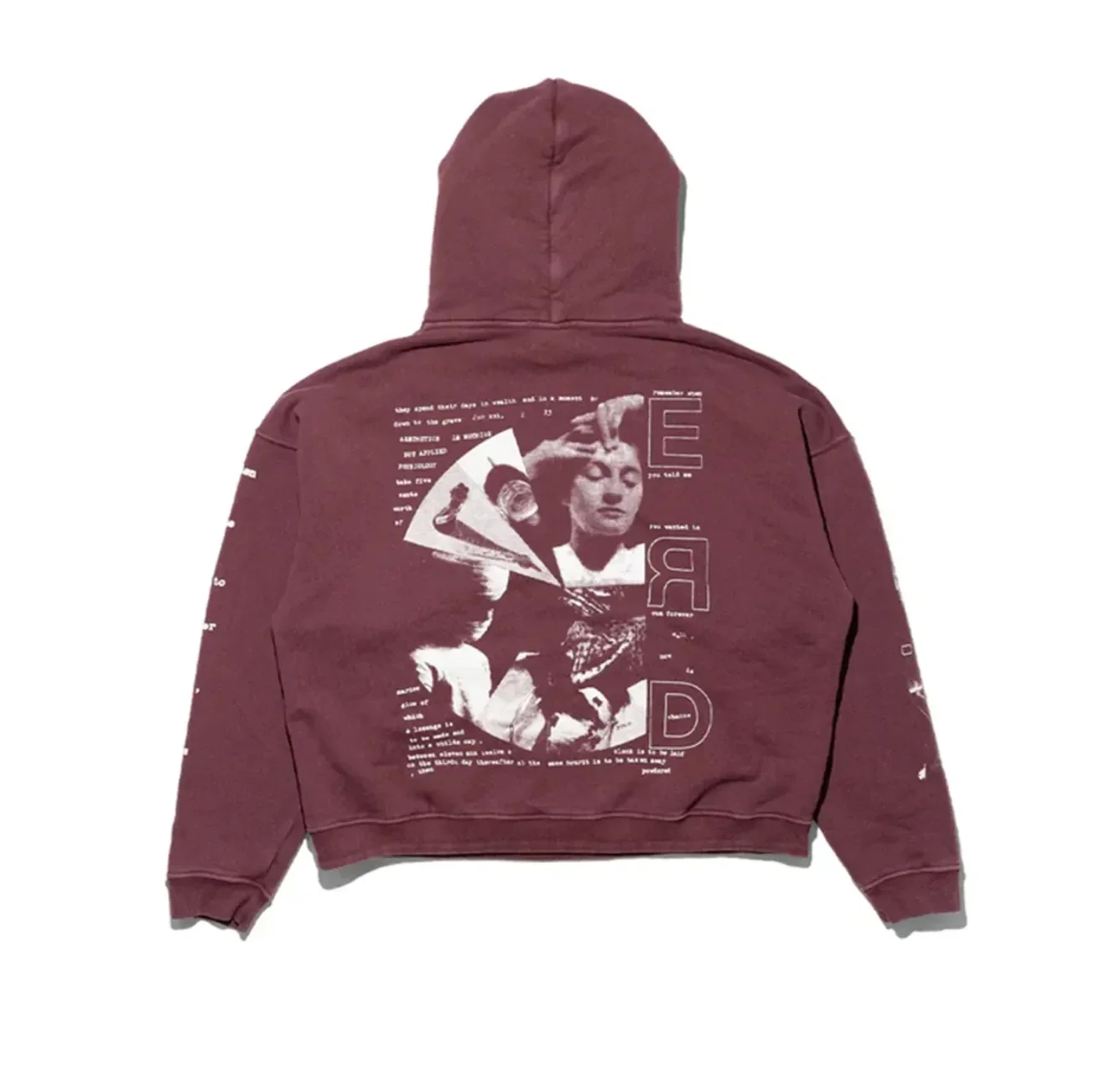 Enfants Riches Déprimés 'Remember When' Burgundy Hoodie - Image 2