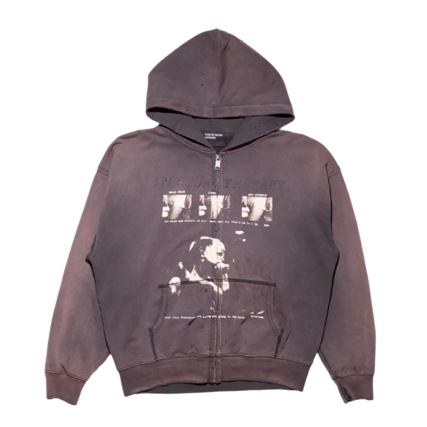 Enfants RIches Déprimes 'Spiritual Therapy' Zip Up Hoodie