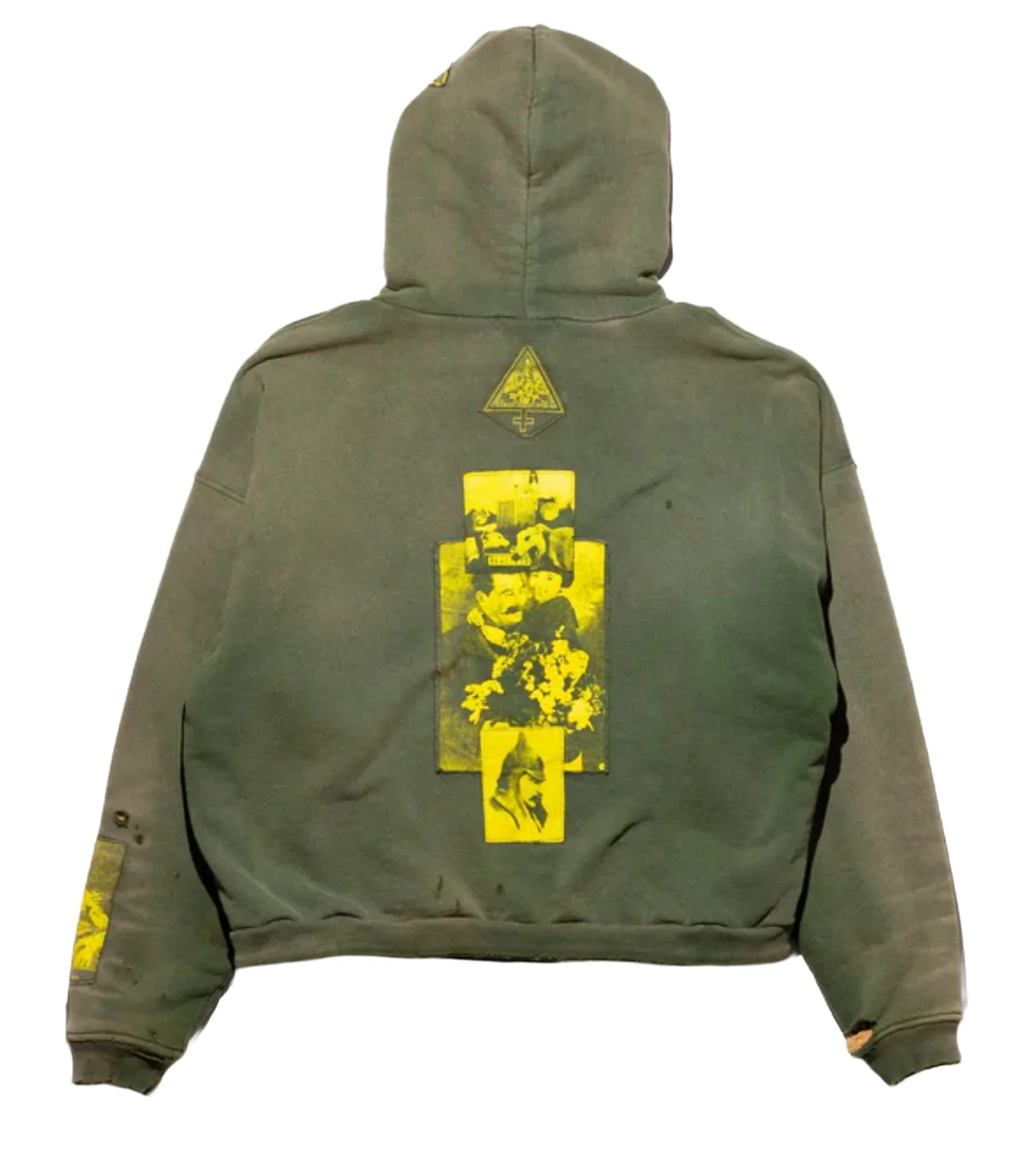 Enfants Riches Déprimés 'War Within' Green Zip-Up - Image 2