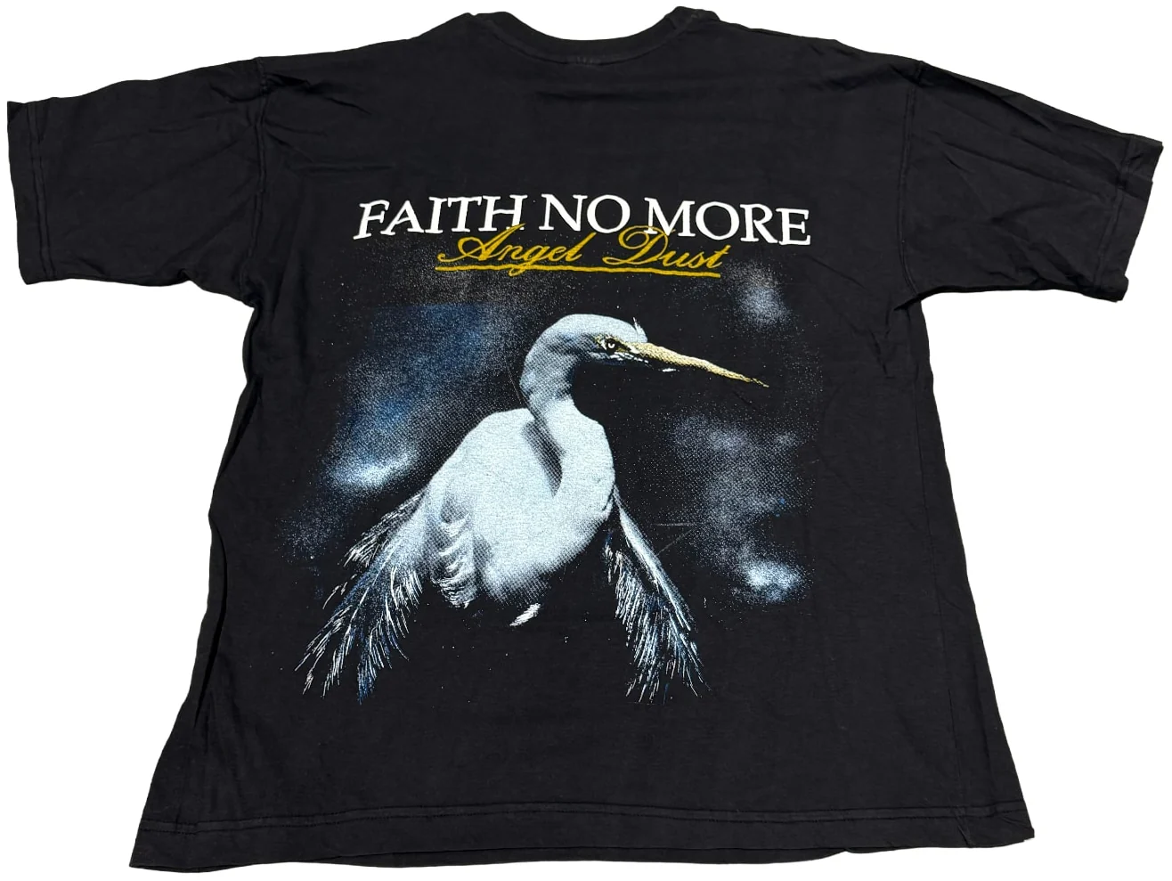 Faith No More 'Angel Dust' Vintage Black Tee - Image 2