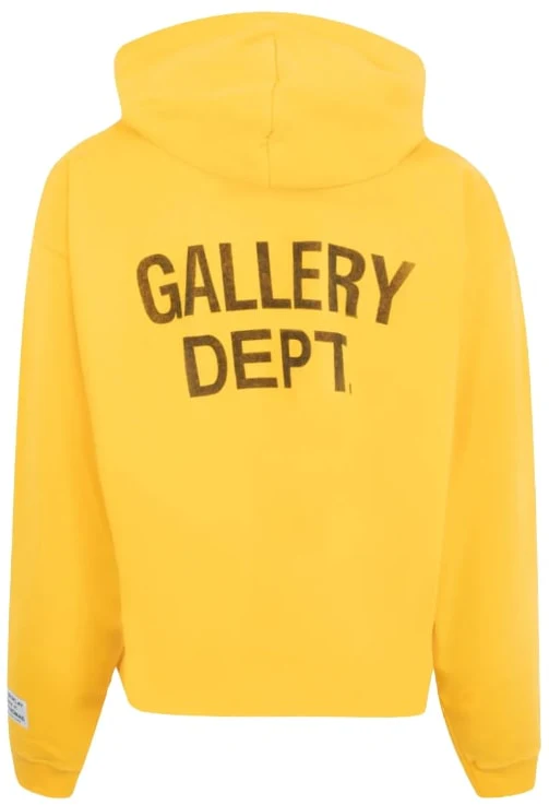 Gallery Dept. '90's GD-Logo' Yellow Hoodie - Image 2