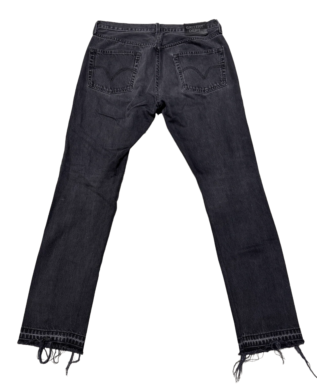 Gallery Dept 'Black 5001 Straight Leg G Patch' Jeans - Image 2