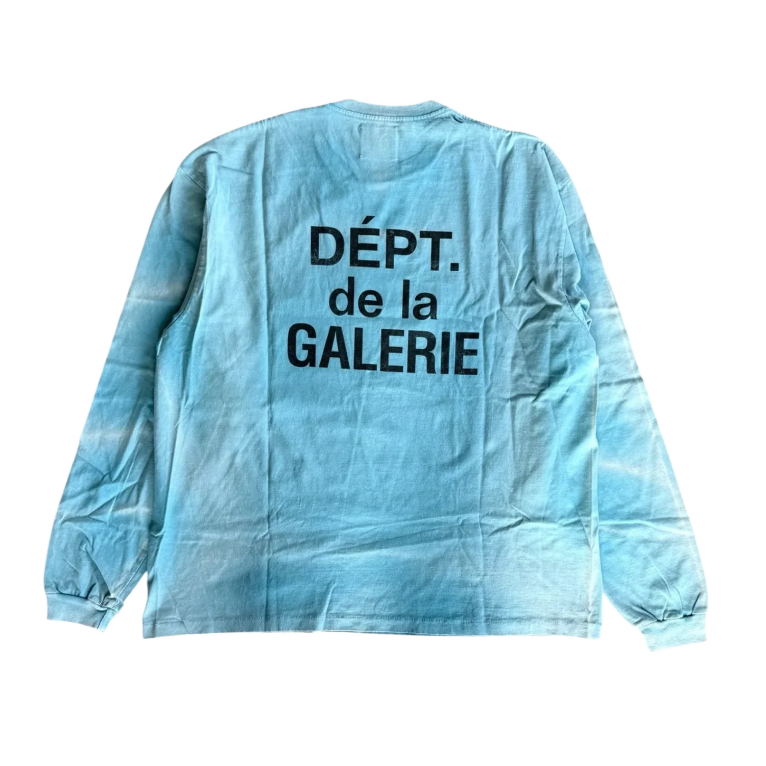 Gallery Dept 'Blue/Black' French Logo Longsleeve Tee - Image 2