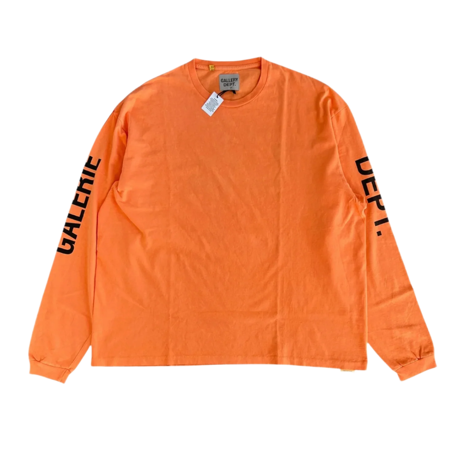 Gallery Dept 'Orange' French Logo Longsleeve Tee